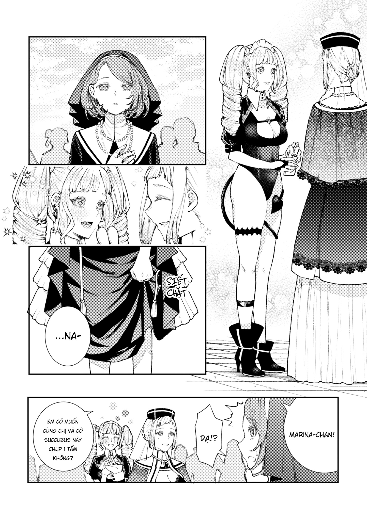 HentaiVN.net - Ảnh 4 - Chuyện tình về đêm của hai chị em sơ Maimai - Chap 1