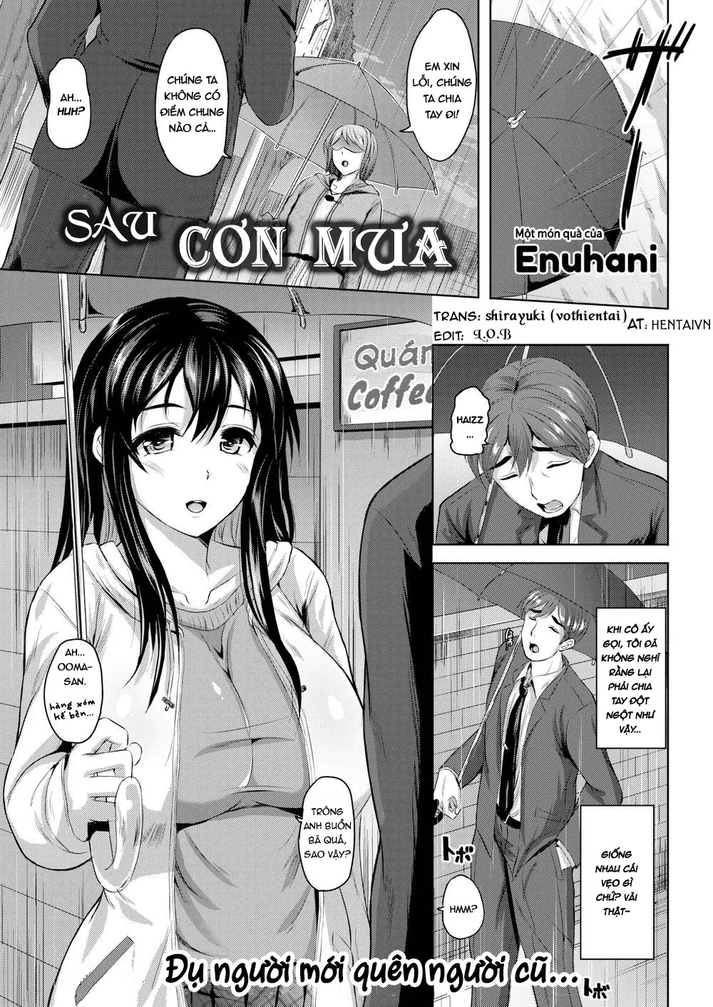 HentaiVN.net - Ảnh 3 - Sau cơn mưa - trời lại sáng [After the Rain] - Chap 1