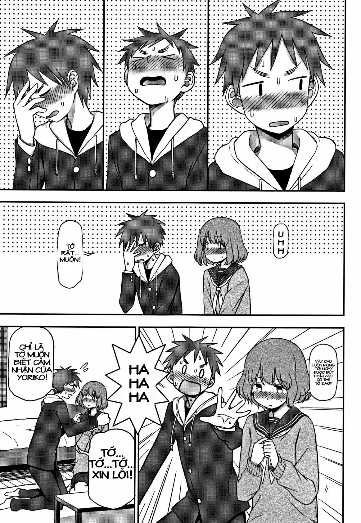 HentaiVN.net - Ảnh 7 - Vì anh ghen ghen ghen thôi mà [I Want To Do More!; Motto Shitai No!] - Chap 1