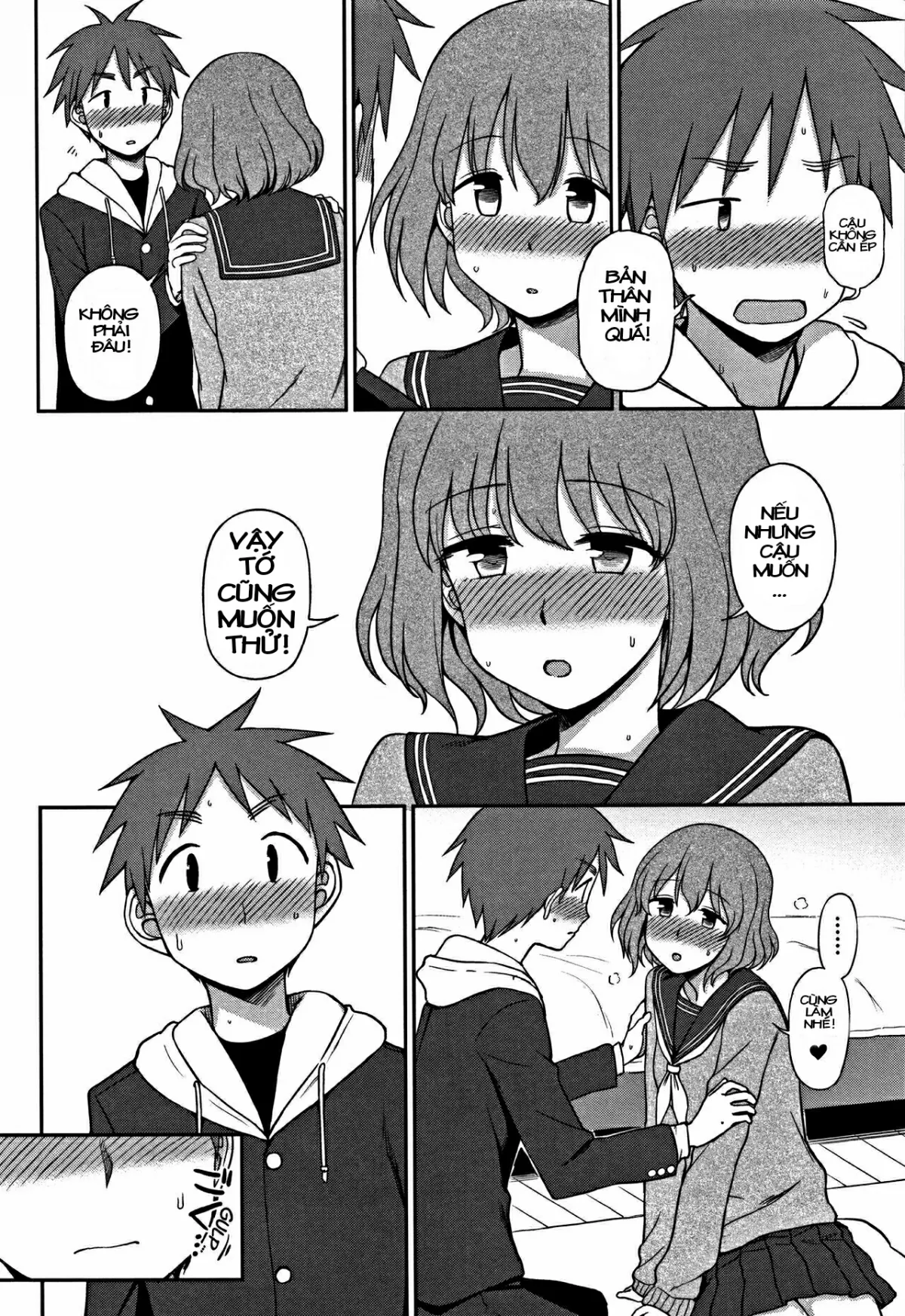HentaiVN.net - Ảnh 8 - Vì anh ghen ghen ghen thôi mà [I Want To Do More!; Motto Shitai No!] - Chap 1