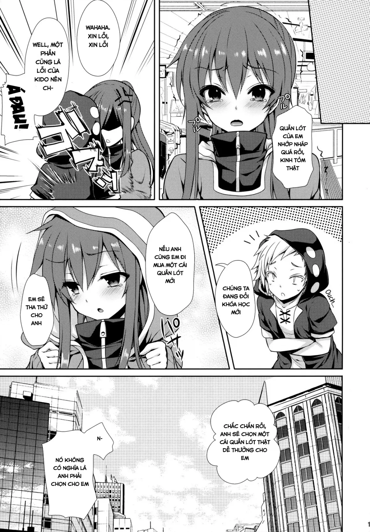 HentaiVN.net - Ảnh 15 - Nee Kido, Chikan Gokko Shiyou ka - Chap 1