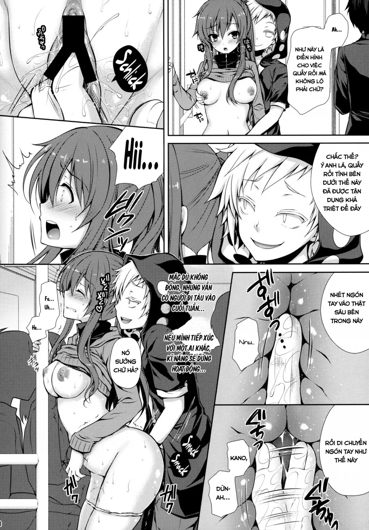 HentaiVN.net - Ảnh 8 - Nee Kido, Chikan Gokko Shiyou ka - Chap 1