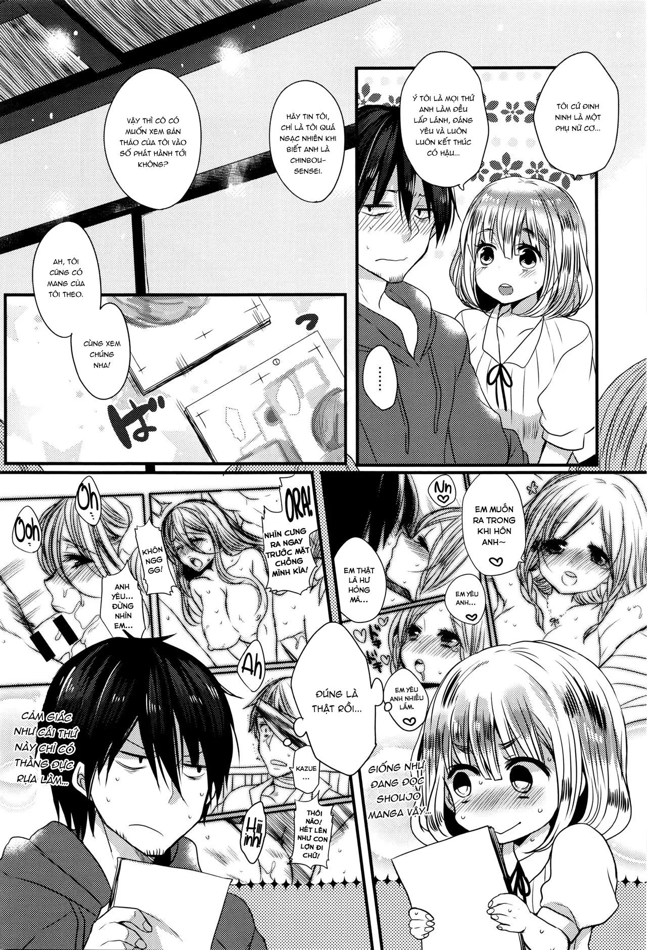 HentaiVN.net - Ảnh 5 - Eromangaka no ♂♀ Teigi [Eromanga Definition of ♂♀] - Chap 1