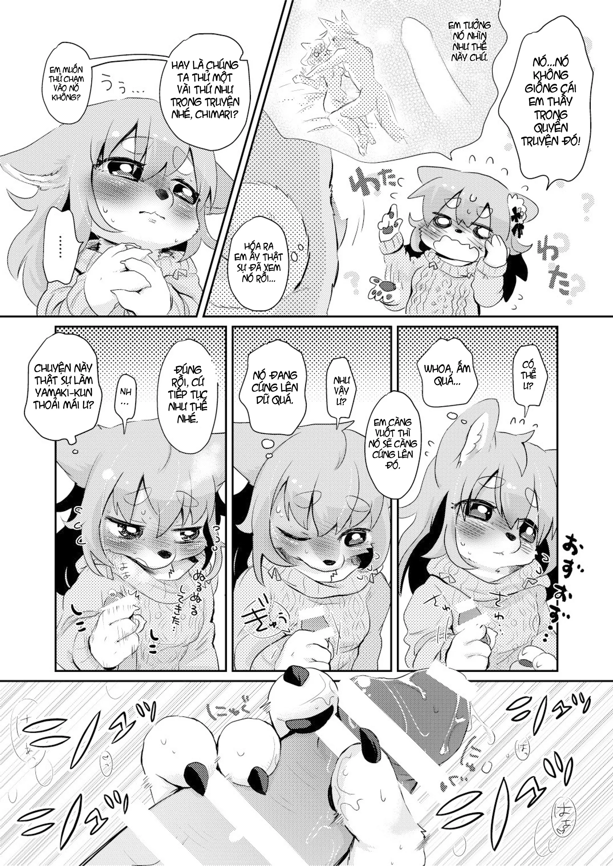 HentaiVN.net - Ảnh 9 - Cuộc gặp ngại ngùng [Hanikami meeting] - Chap 1