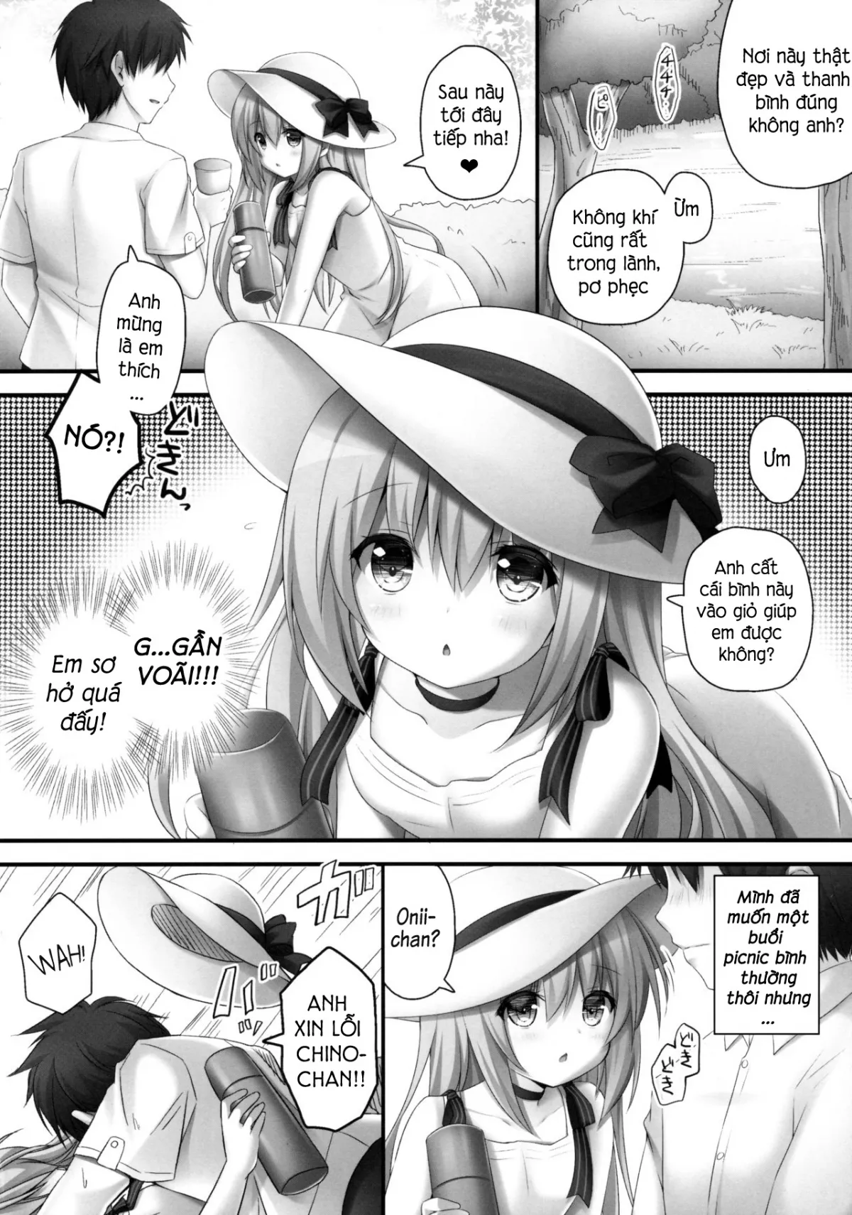 HentaiVN.net - Ảnh 4 - DAYDREAM GARDEN (Gochuumon wa Usagi desu ka) - Chap 1