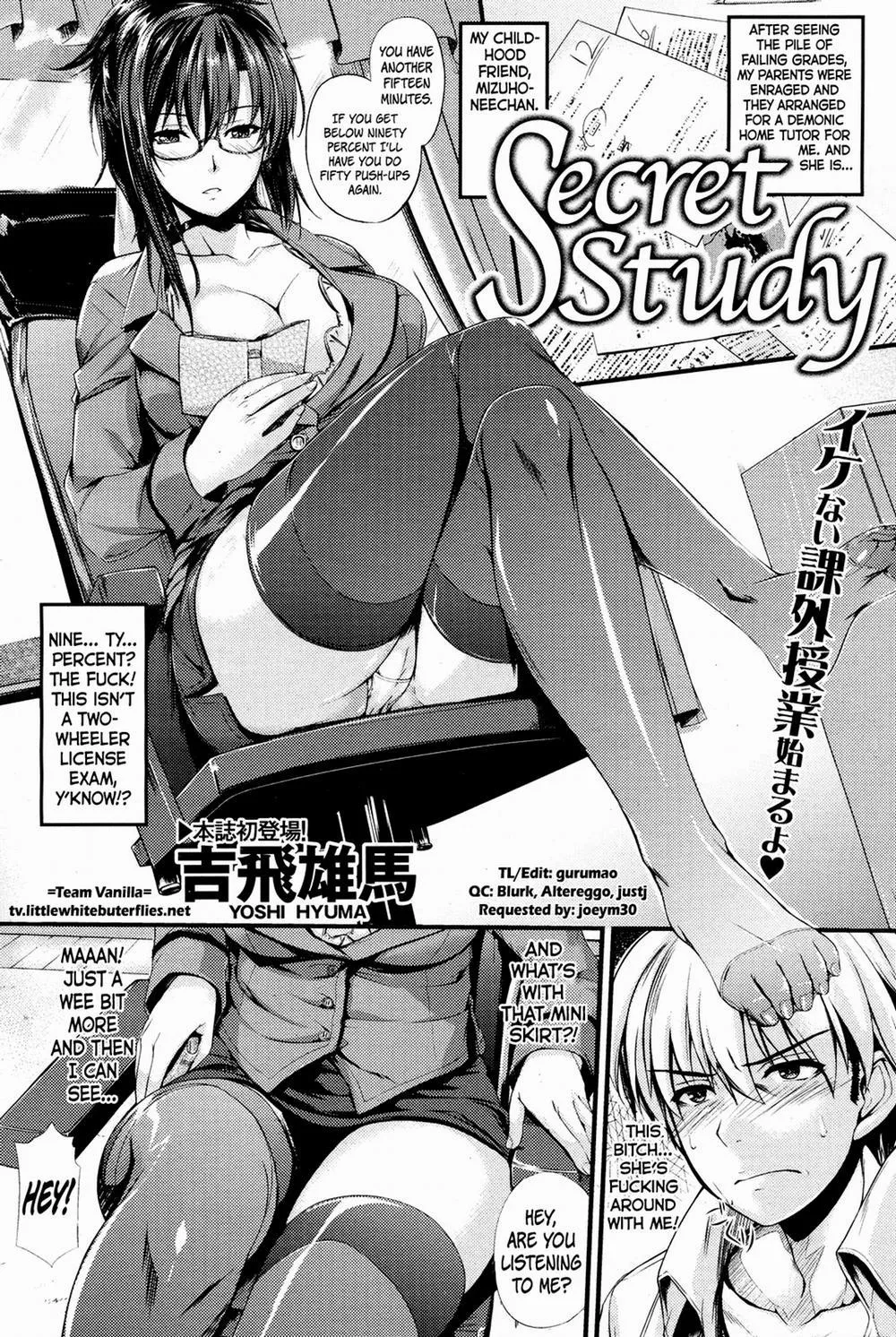 HentaiVN.net - Ảnh 1 - Secret Study - Chap 1