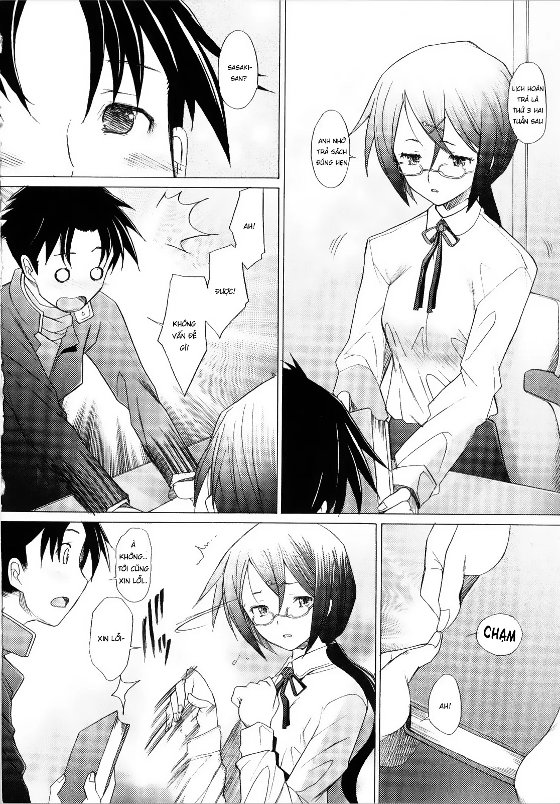 HentaiVN.net - Ảnh 3 - Chuyện tình nơi thư viện [Library Love] - Chap 1