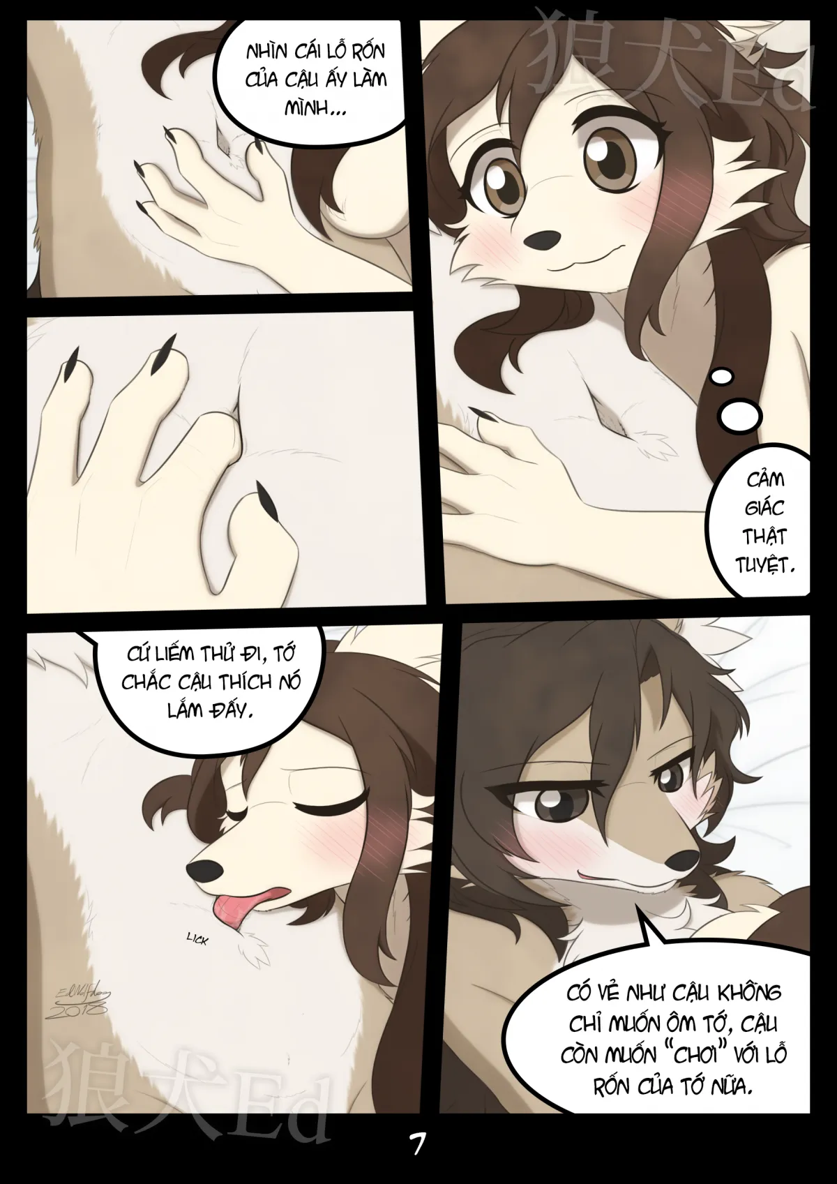 HentaiVN.net - Ảnh 10 - My Loving Wolf - Chap 1