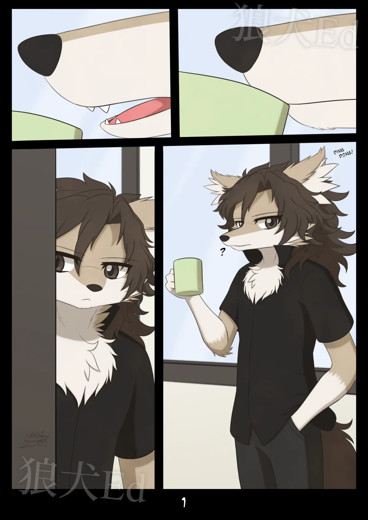 HentaiVN.net - Ảnh 4 - My Loving Wolf - Chap 1