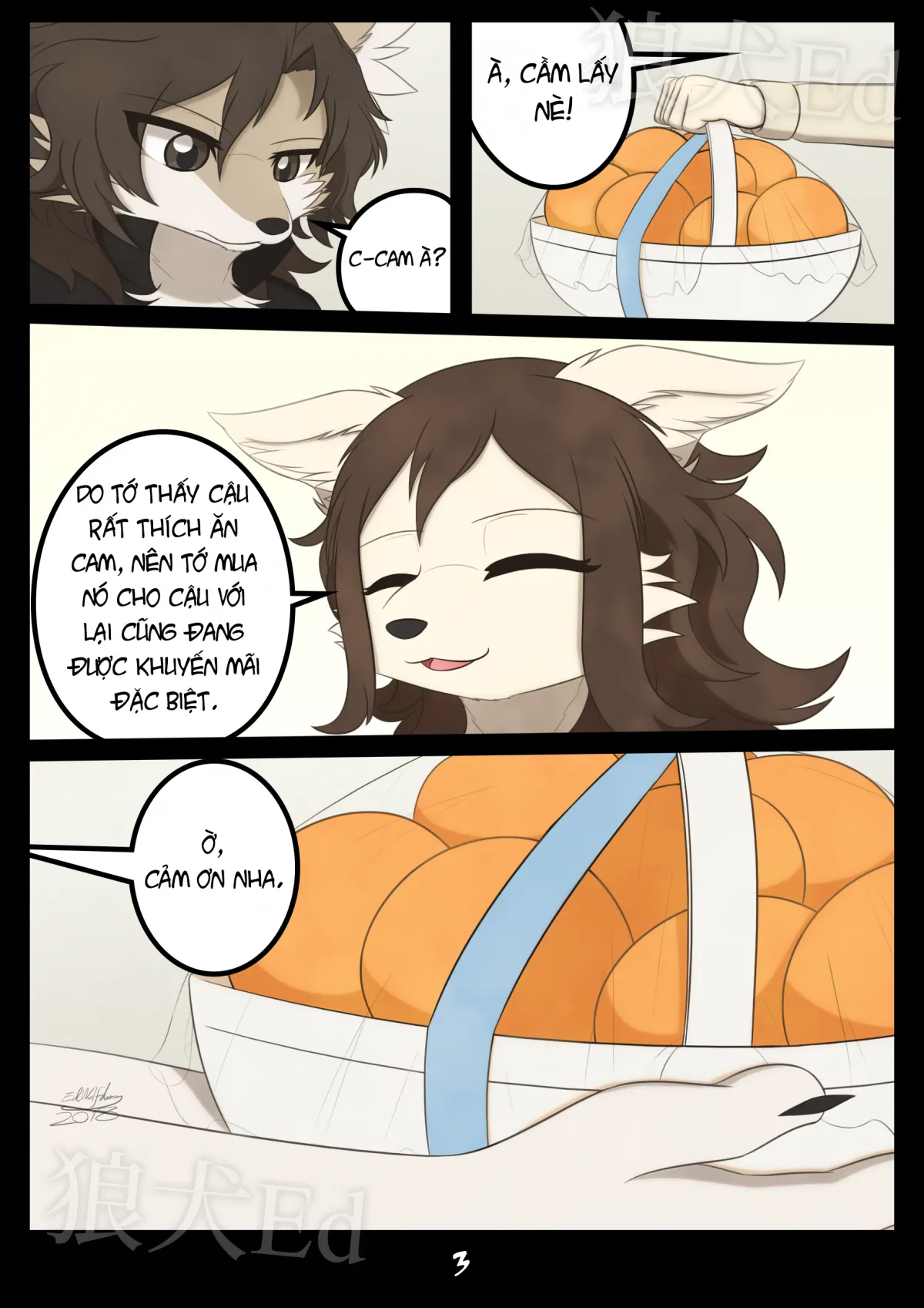 HentaiVN.net - Ảnh 6 - My Loving Wolf - Chap 1