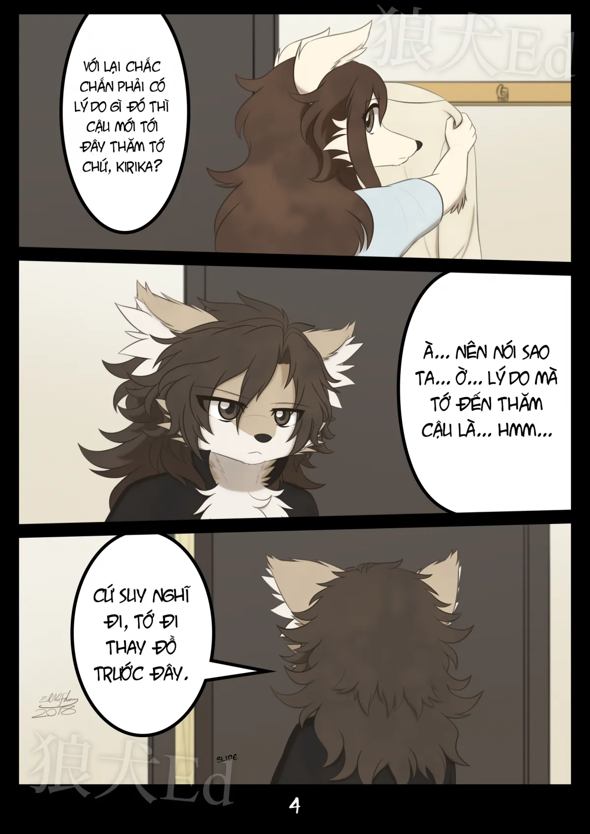 HentaiVN.net - Ảnh 7 - My Loving Wolf - Chap 1