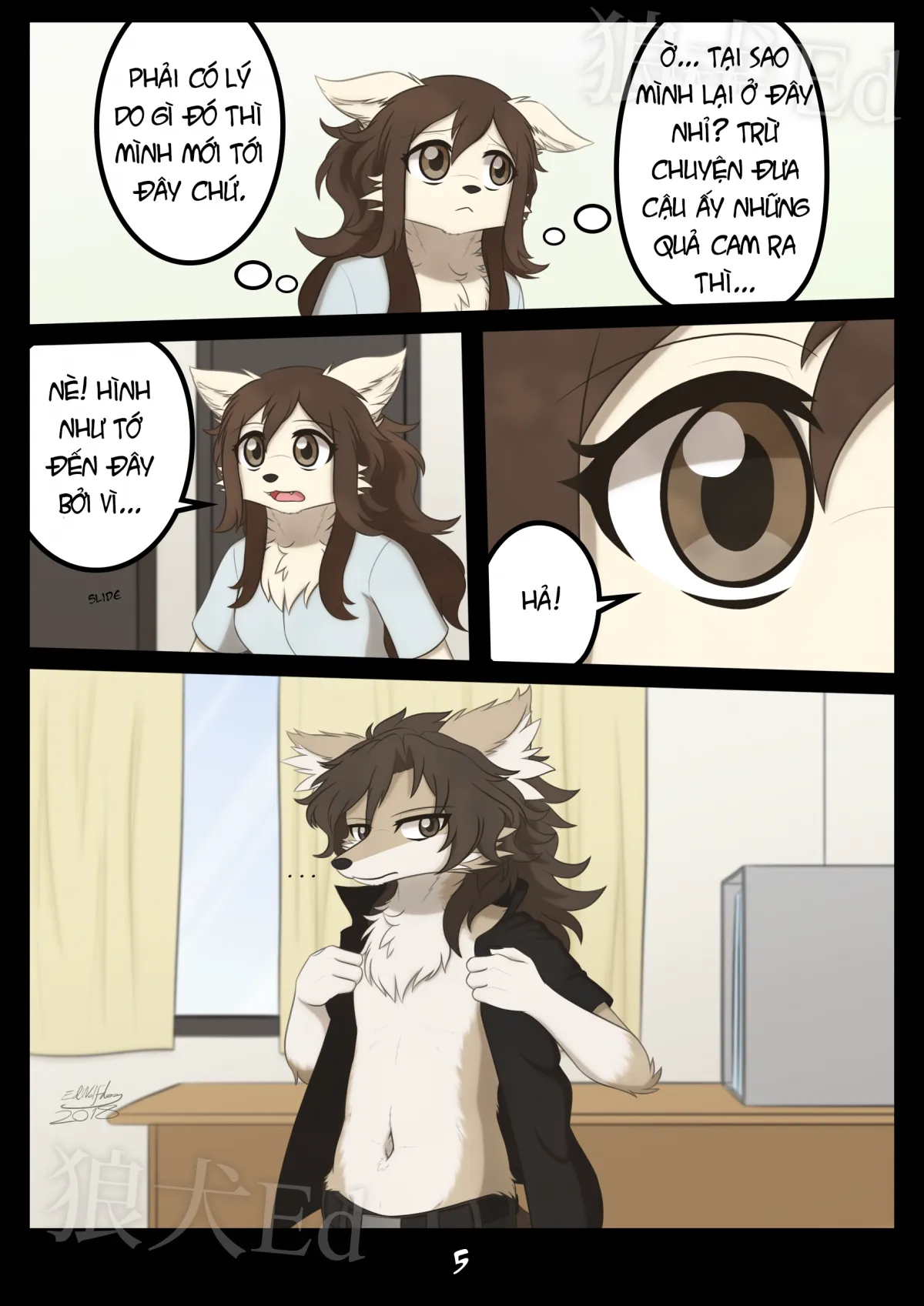 HentaiVN.net - Ảnh 8 - My Loving Wolf - Chap 1