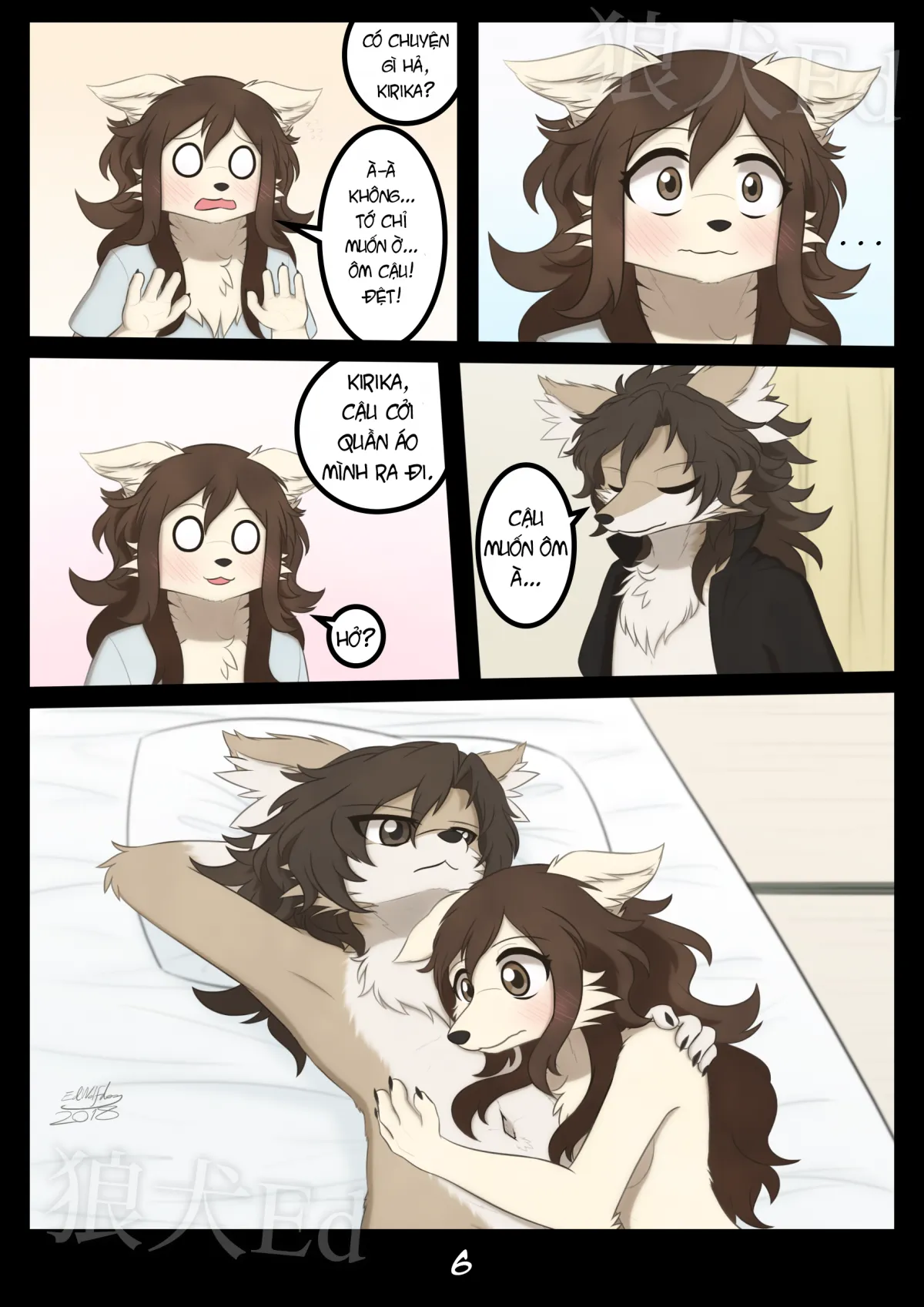 HentaiVN.net - Ảnh 9 - My Loving Wolf - Chap 1