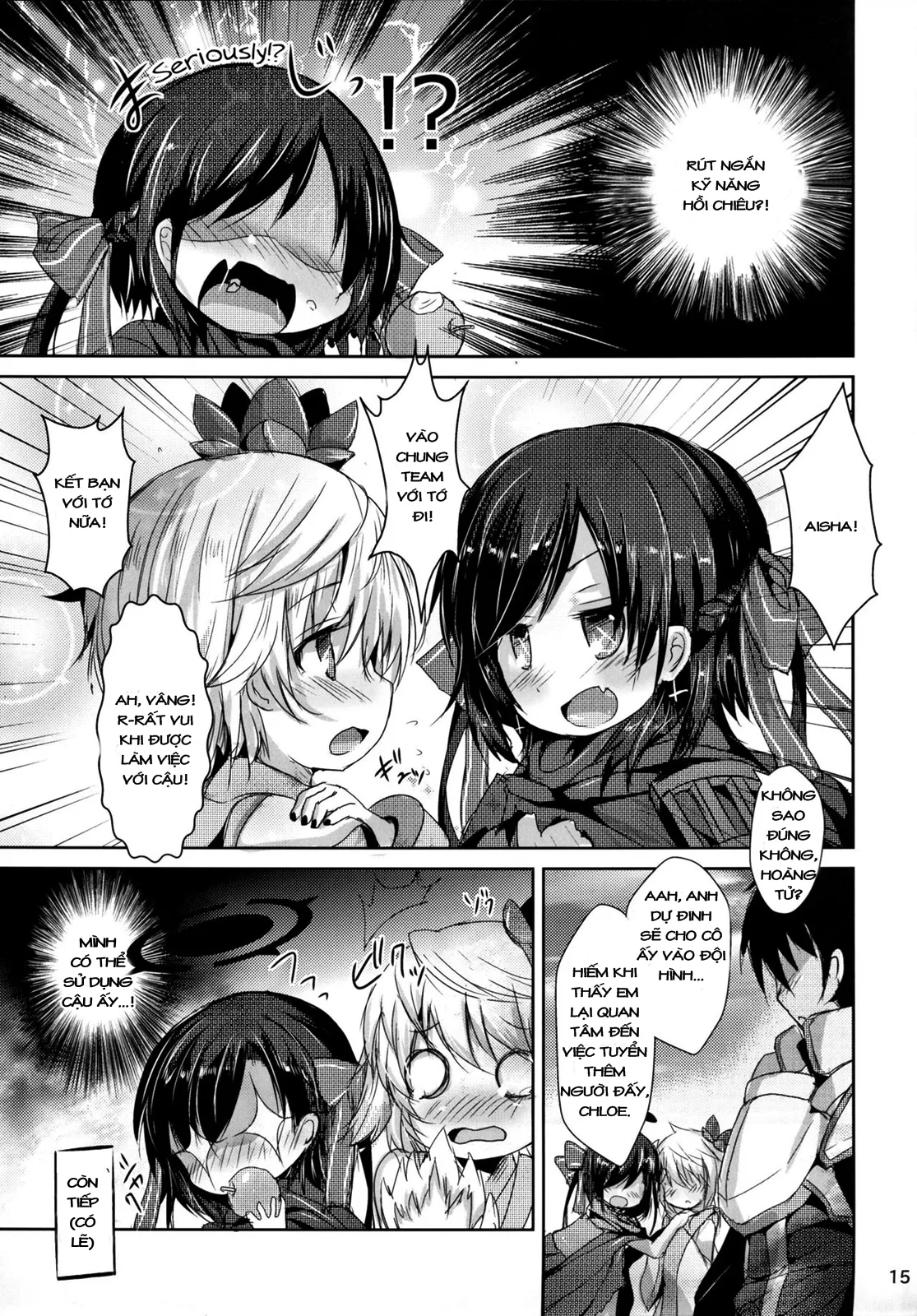 HentaiVN.net - Ảnh 14 - Naughty Angel (Sennen Sensou Aigis) - Chap 1