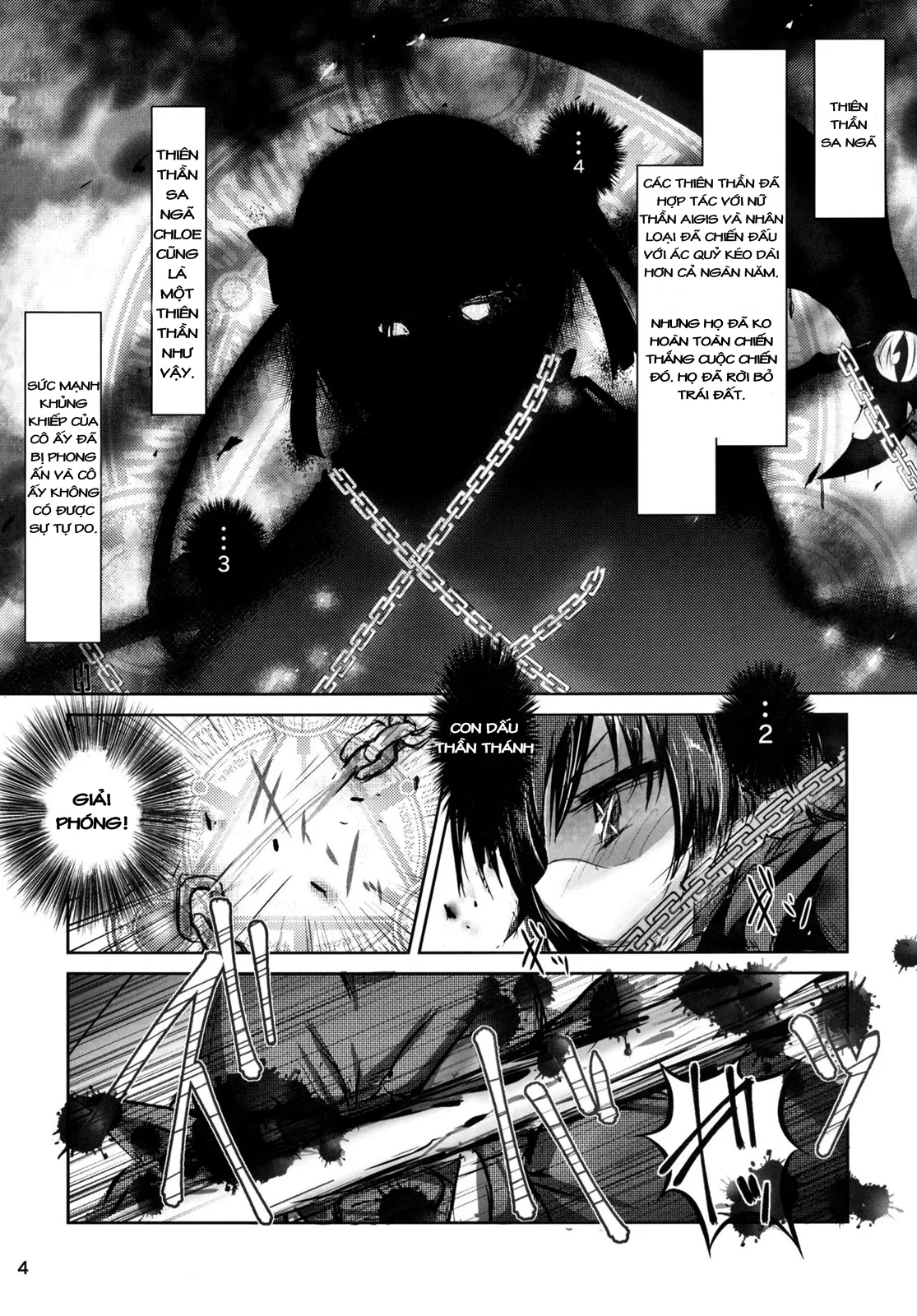 HentaiVN.net - Ảnh 4 - Naughty Angel (Sennen Sensou Aigis) - Chap 1