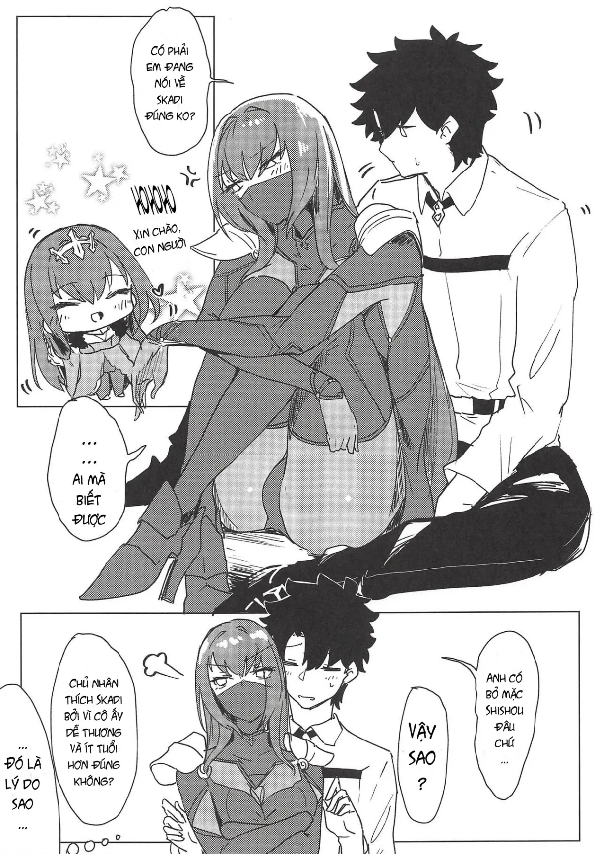 HentaiVN.net - Ảnh 4 - Yoru wa Mijikashi Aiseyo Master! (Fade/Grand Order) - Chap 1