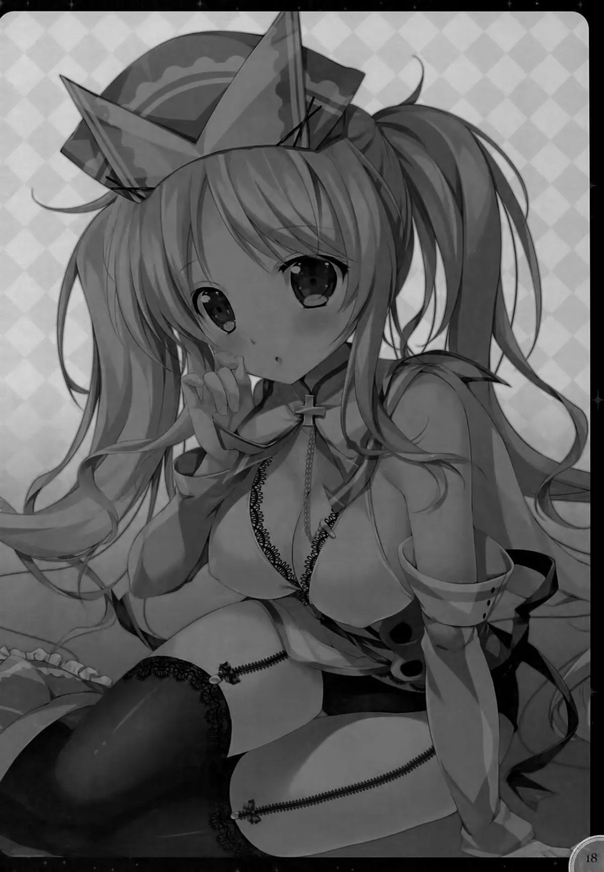 HentaiVN.net - Ảnh 17 - Kinkyuu Mission Tenshichou Miruno no Shinshitsu (Sennen Sensou Aigis) [Urgent Mission - Angel Chief Miruno's Bedroom] - Chap 1