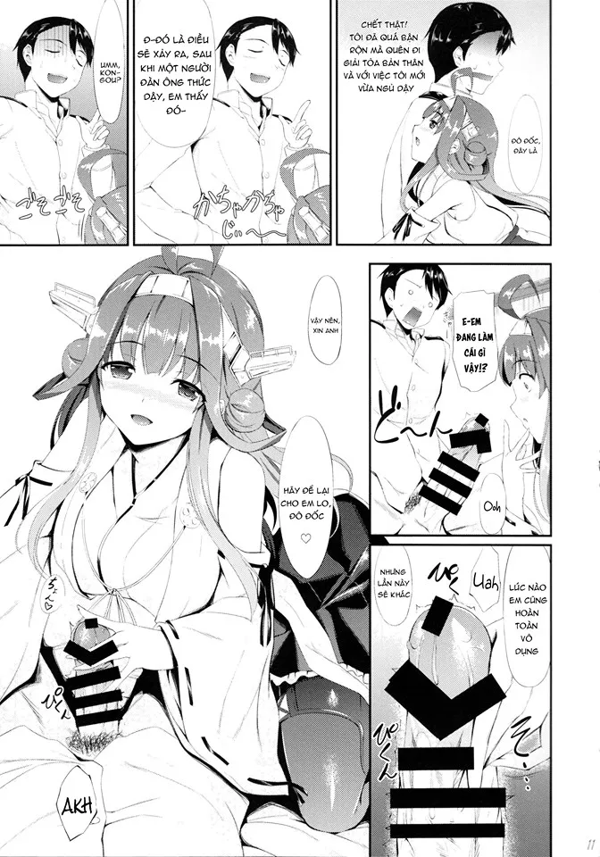 HentaiVN.net - Ảnh 10 - Kongou Otomechikku (Kantai Collection -KanColle-) [金剛おとめちっく (艦隊これくしょん -艦これ-)] - Chap 1