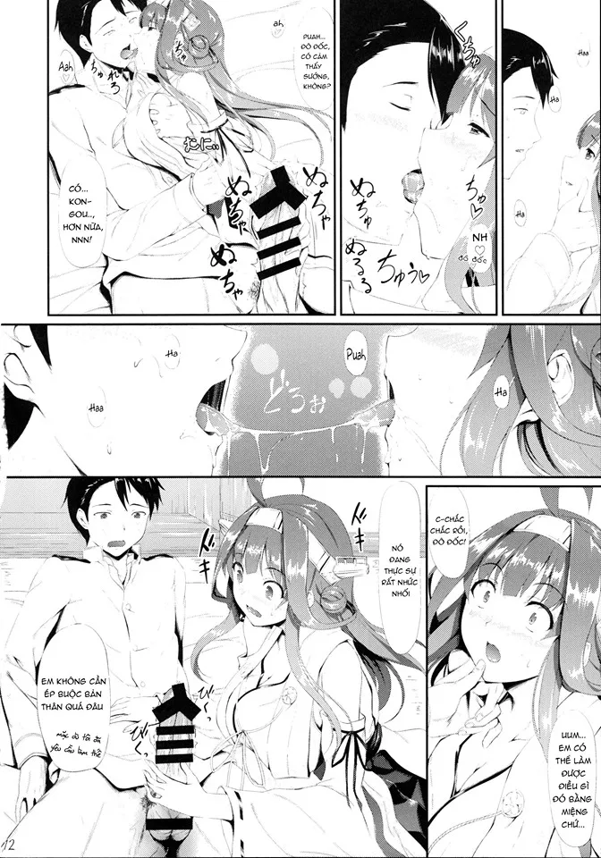 HentaiVN.net - Ảnh 11 - Kongou Otomechikku (Kantai Collection -KanColle-) [金剛おとめちっく (艦隊これくしょん -艦これ-)] - Chap 1