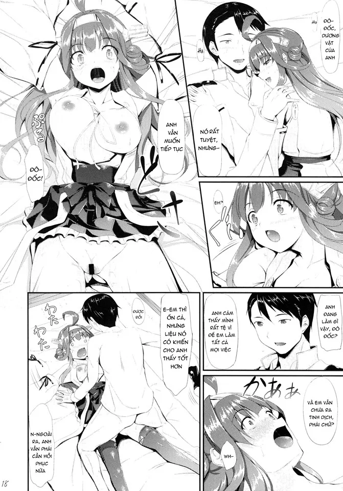 HentaiVN.net - Ảnh 17 - Kongou Otomechikku (Kantai Collection -KanColle-) [金剛おとめちっく (艦隊これくしょん -艦これ-)] - Chap 1