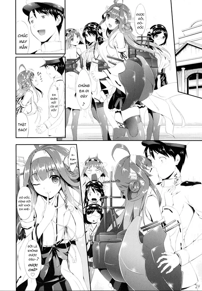 HentaiVN.net - Ảnh 23 - Kongou Otomechikku (Kantai Collection -KanColle-) [金剛おとめちっく (艦隊これくしょん -艦これ-)] - Chap 1