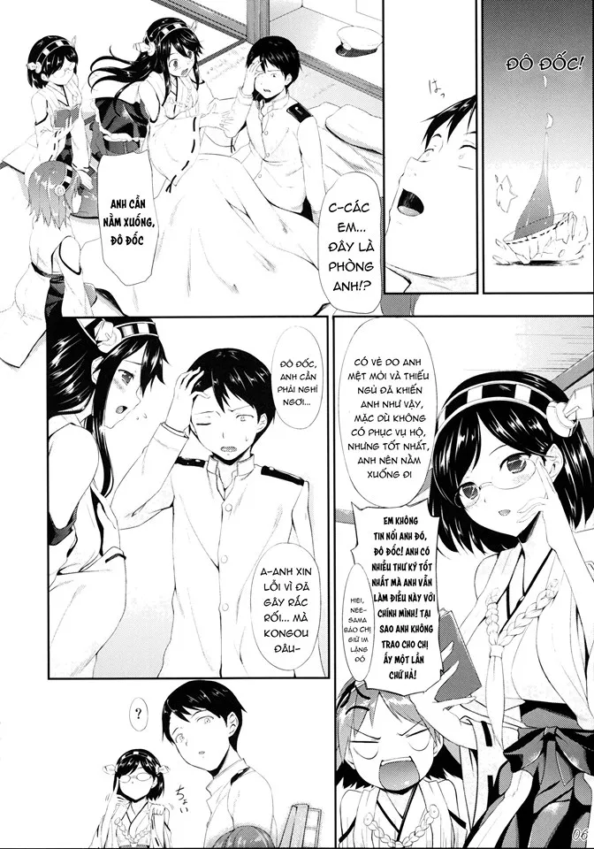 HentaiVN.net - Ảnh 5 - Kongou Otomechikku (Kantai Collection -KanColle-) [金剛おとめちっく (艦隊これくしょん -艦これ-)] - Chap 1
