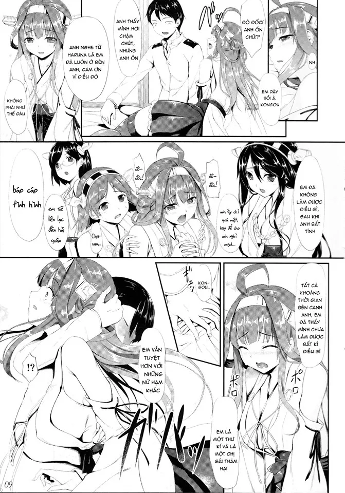 HentaiVN.net - Ảnh 8 - Kongou Otomechikku (Kantai Collection -KanColle-) [金剛おとめちっく (艦隊これくしょん -艦これ-)] - Chap 1
