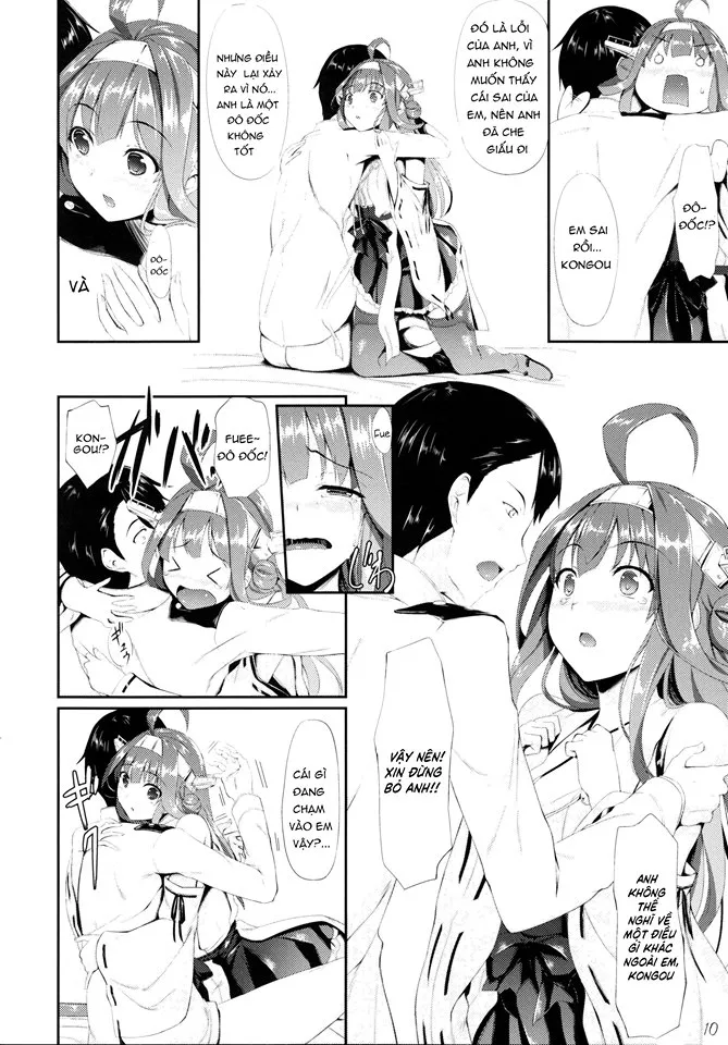 HentaiVN.net - Ảnh 9 - Kongou Otomechikku (Kantai Collection -KanColle-) [金剛おとめちっく (艦隊これくしょん -艦これ-)] - Chap 1
