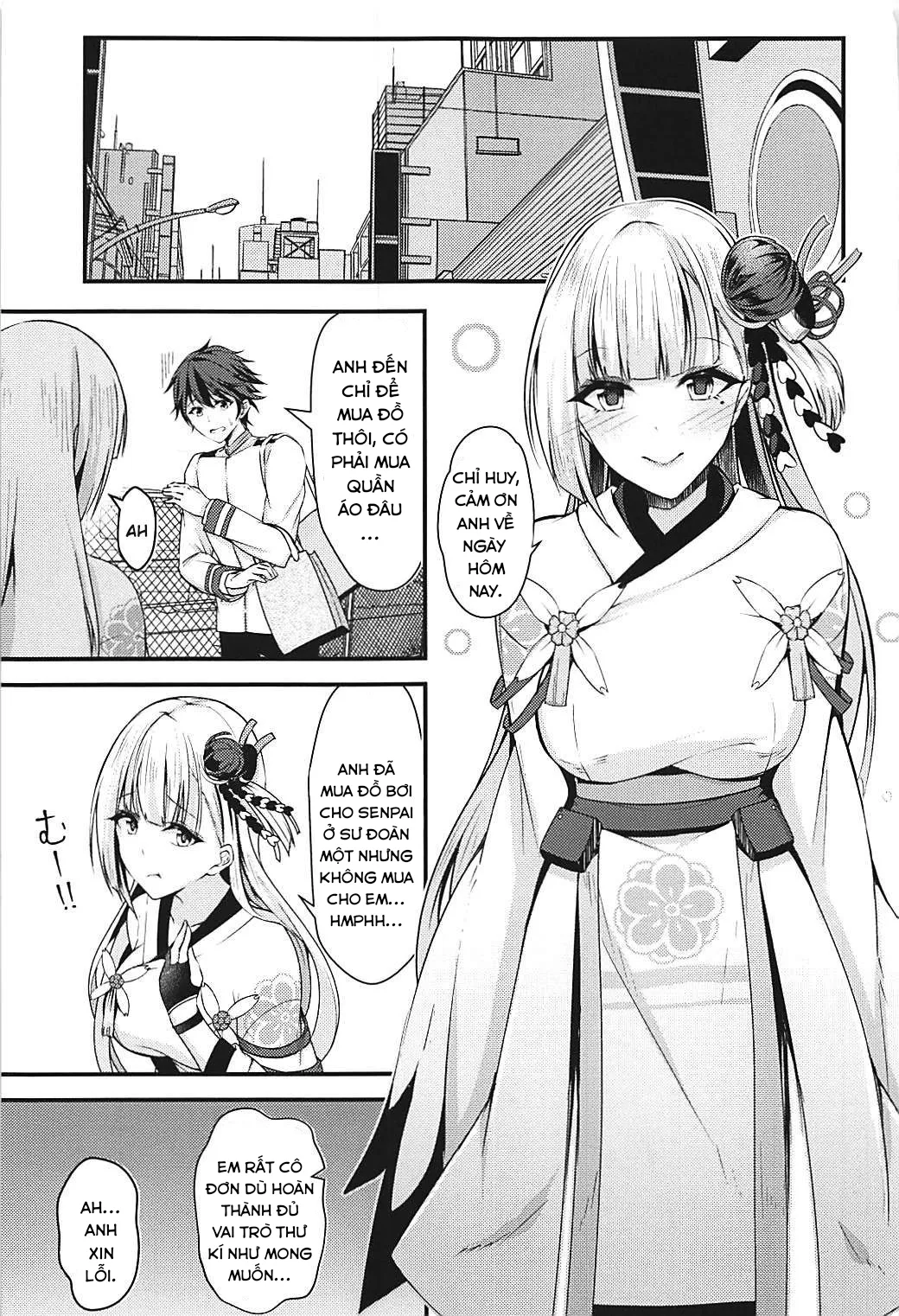 HentaiVN.net - Ảnh 3 - Có tốt không khi Shoukaku là người biến thái? [Ecchi na Shoukaku wa Dame desu ka?; Is this perverted Shoukaku no good?; っちな翔鶴はだめですか?] - Chap 1