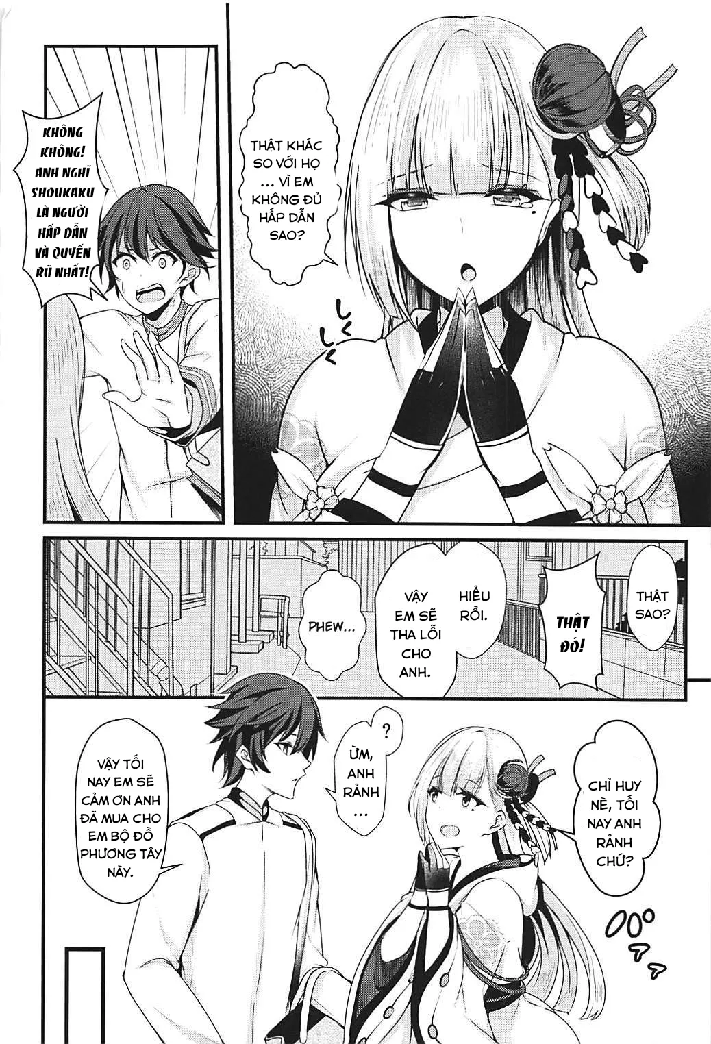 HentaiVN.net - Ảnh 4 - Có tốt không khi Shoukaku là người biến thái? [Ecchi na Shoukaku wa Dame desu ka?; Is this perverted Shoukaku no good?; っちな翔鶴はだめですか?] - Chap 1
