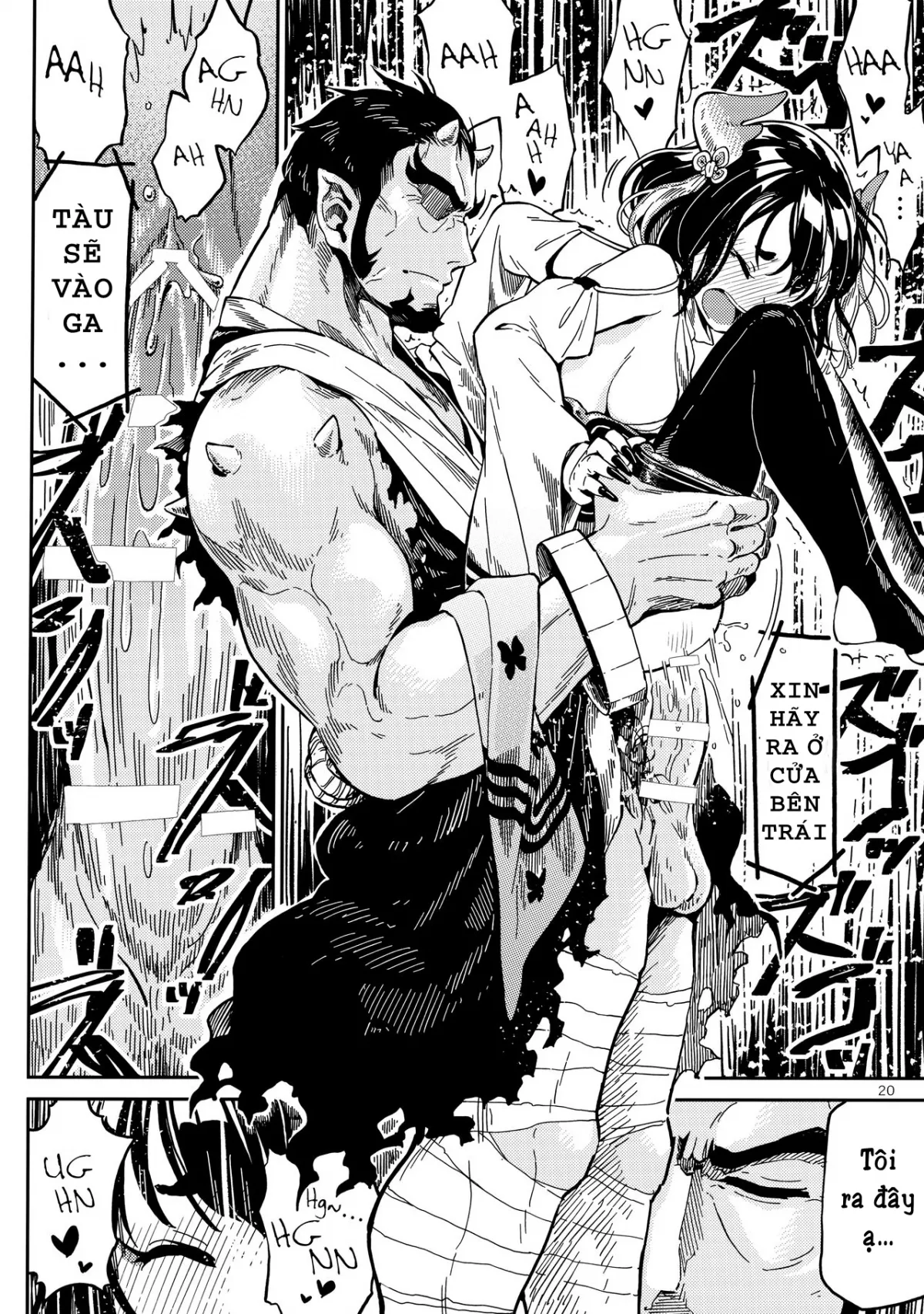 HentaiVN.net - Ảnh 20 - DENSA NITE [IN THE TRAIN] - Chap 1