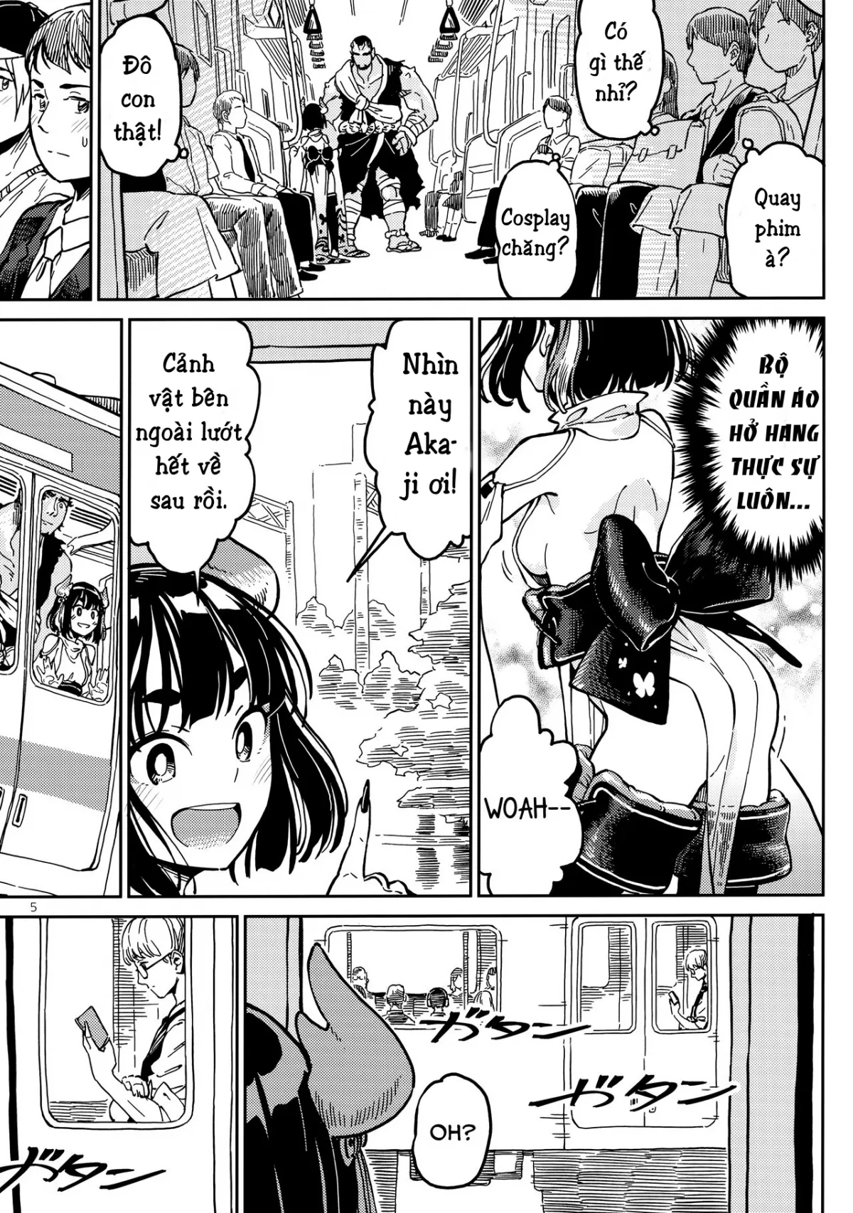 HentaiVN.net - Ảnh 5 - DENSA NITE [IN THE TRAIN] - Chap 1