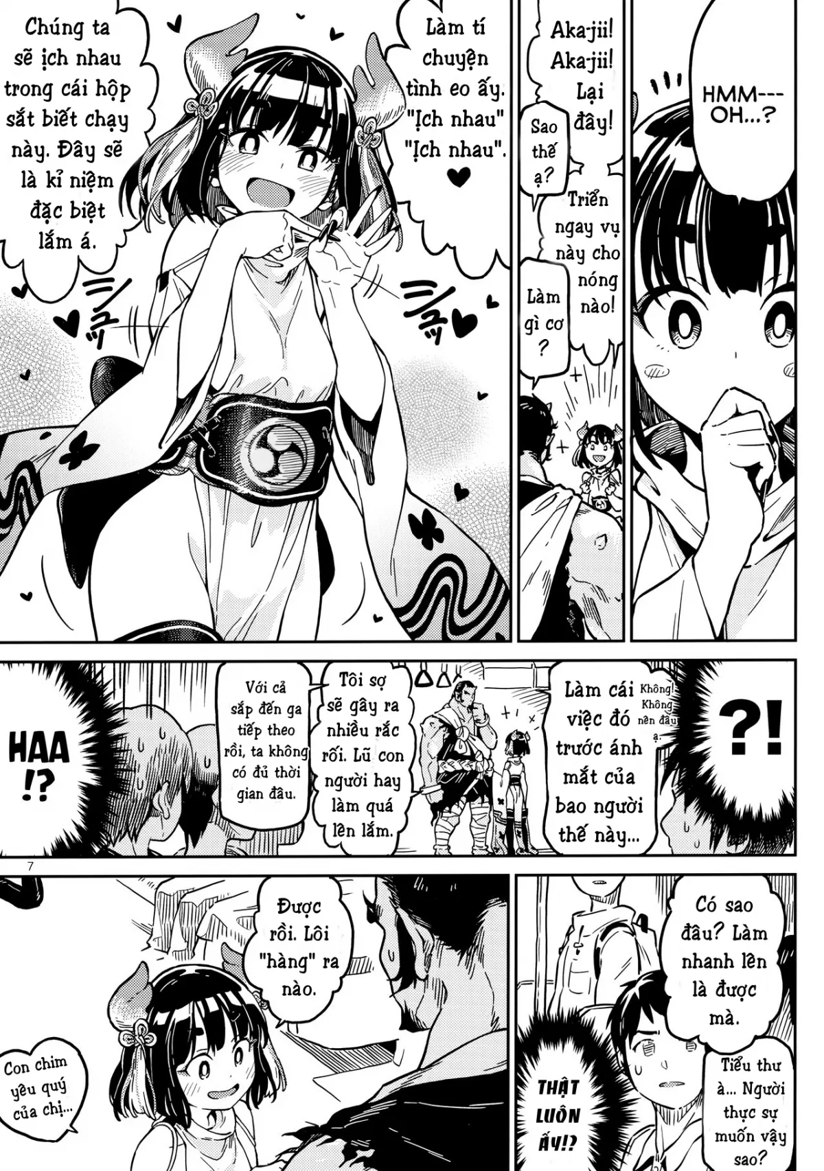 HentaiVN.net - Ảnh 7 - DENSA NITE [IN THE TRAIN] - Chap 1