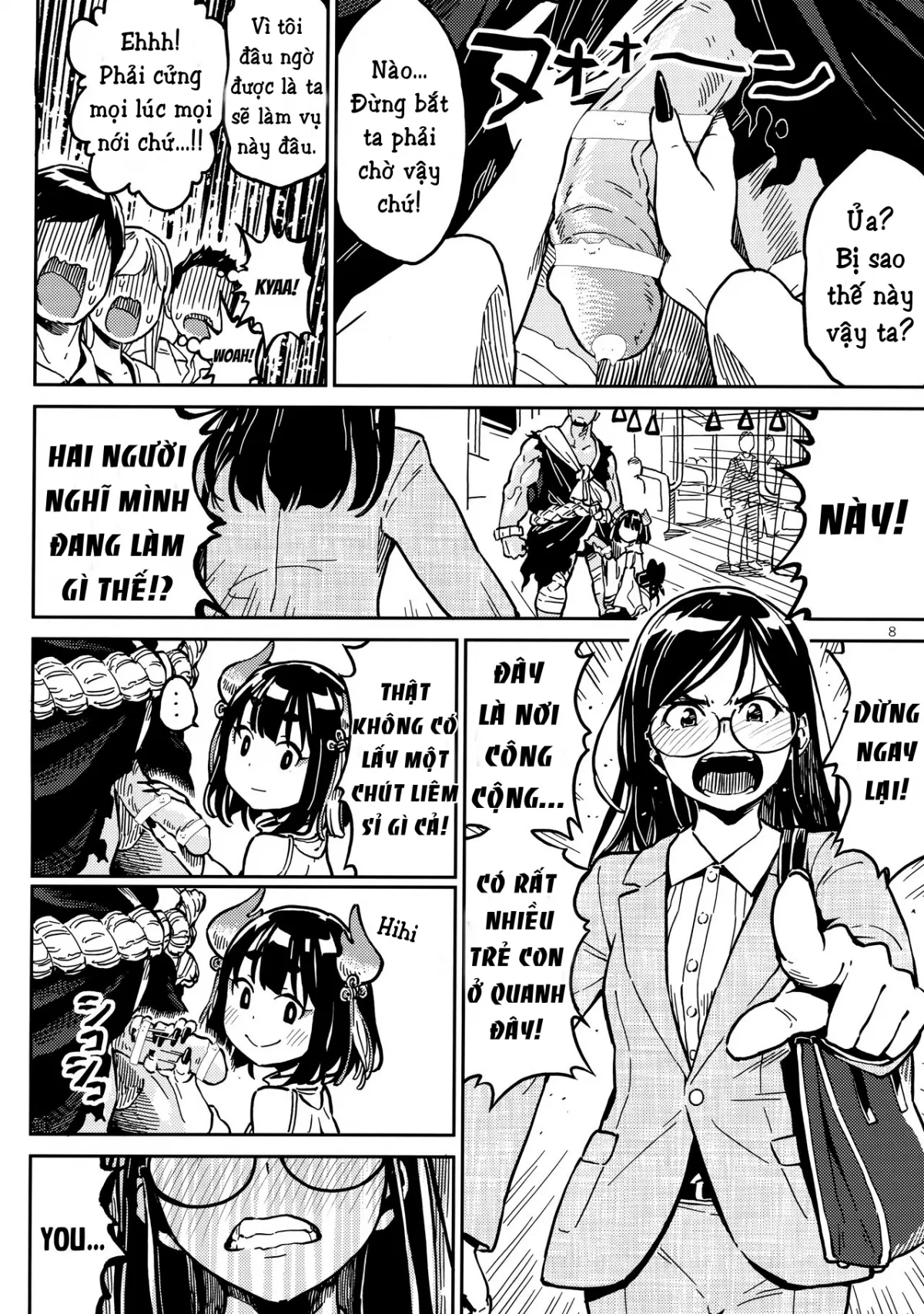 HentaiVN.net - Ảnh 8 - DENSA NITE [IN THE TRAIN] - Chap 1