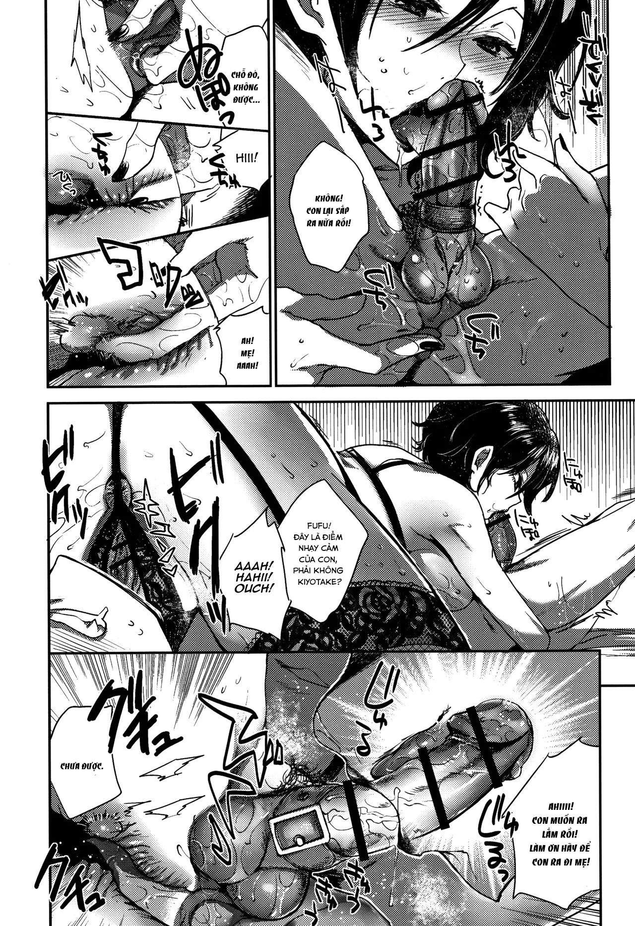 HentaiVN.net - Ảnh 17 - Musuko o Sakusei shitsukusu Sparta Mama no Seikyouiku - Chap 1