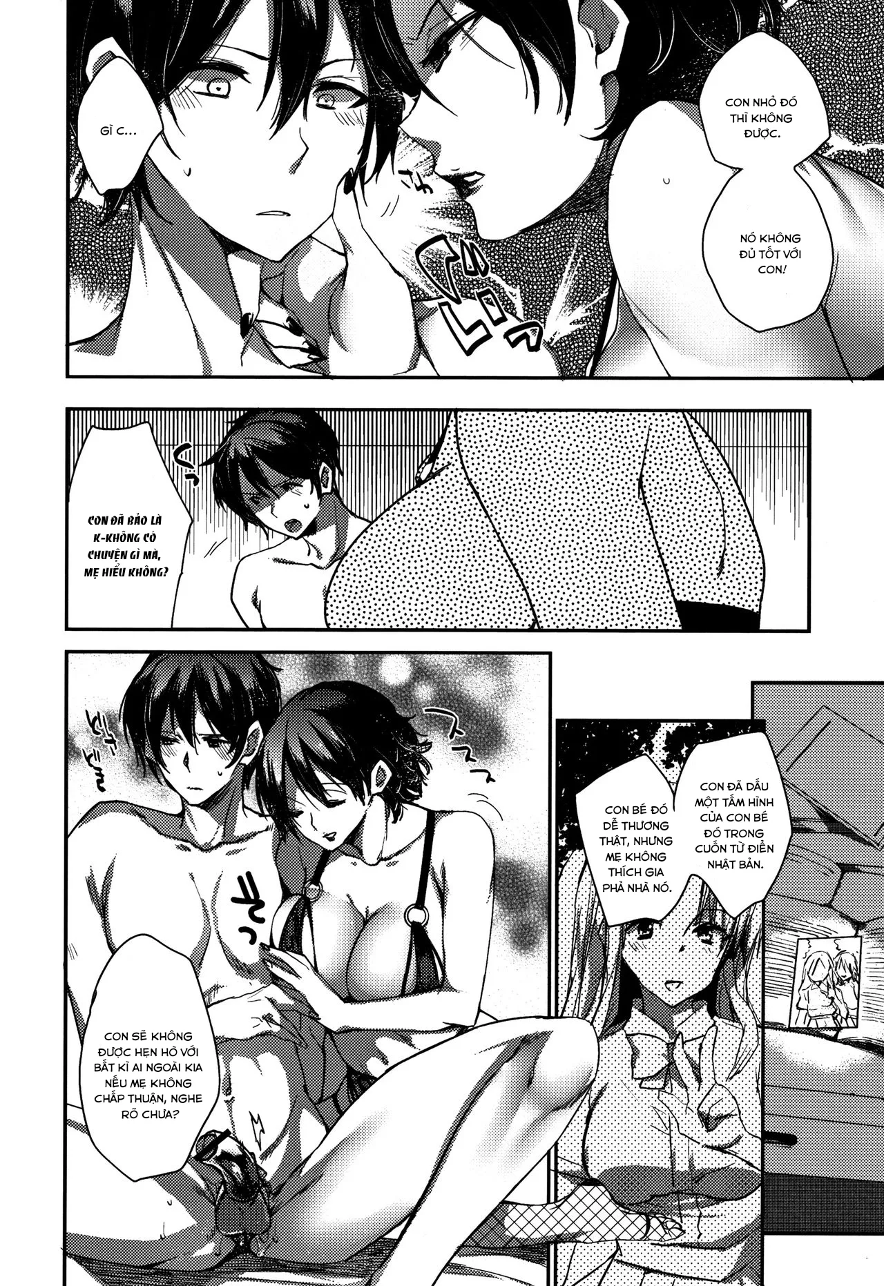 HentaiVN.net - Ảnh 9 - Musuko o Sakusei shitsukusu Sparta Mama no Seikyouiku - Chap 1