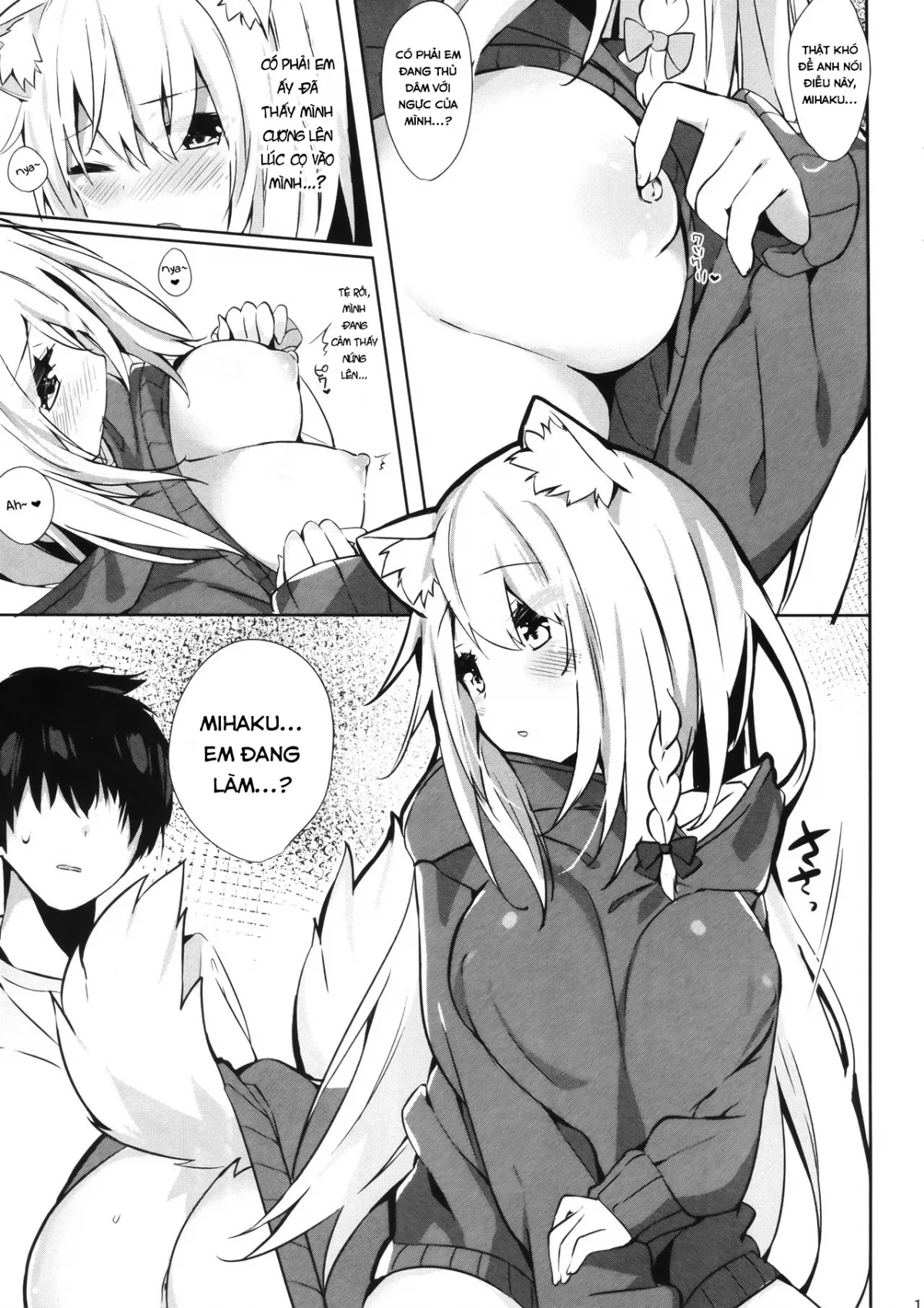 HentaiVN.net - Ảnh 12 - Mihaku-chan to Icha Love - Chap 1