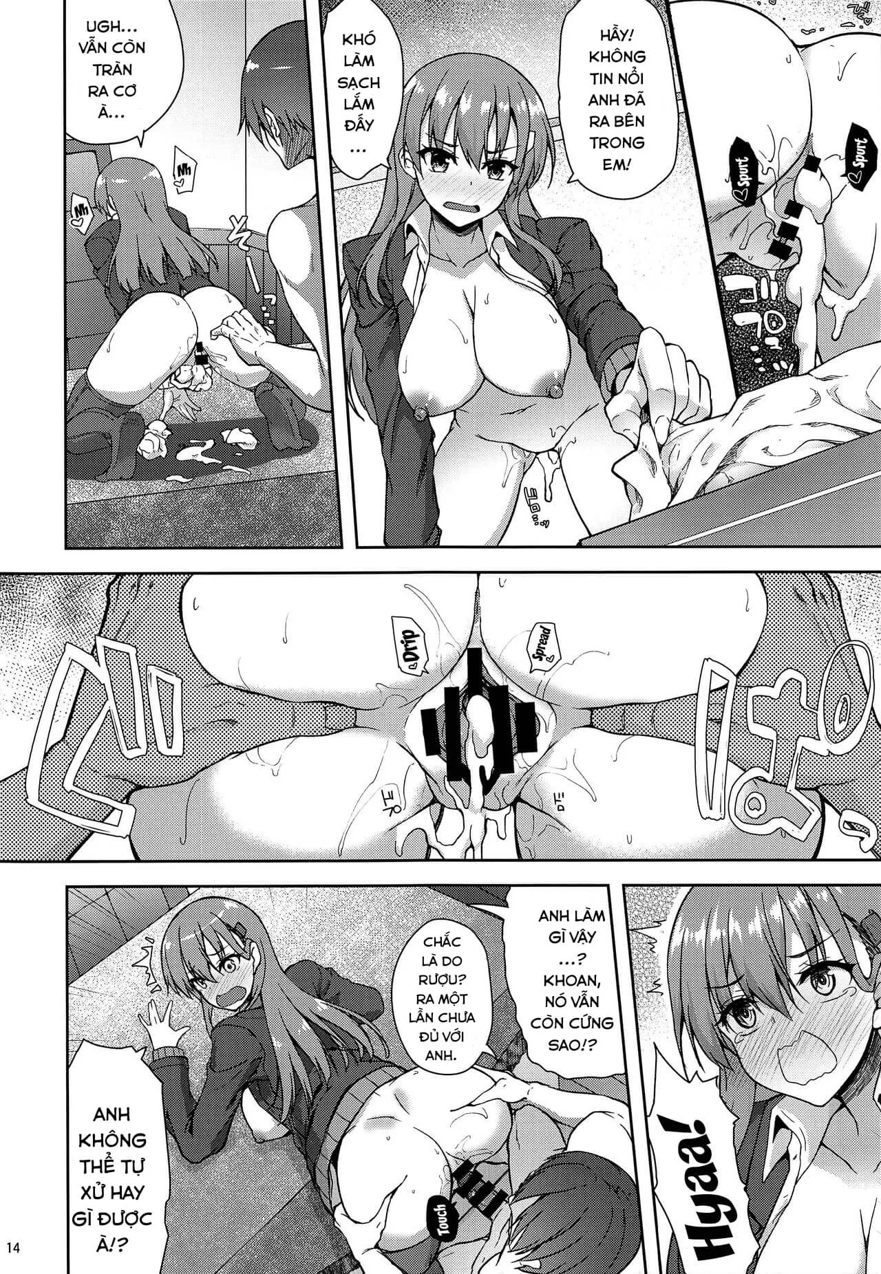 HentaiVN.net - Ảnh 11 - Teitoku wa Hana yori Dango jan (Kantai Collection) [The Admiral Prefers Function Over Aesthetics Right?] - Chap 1
