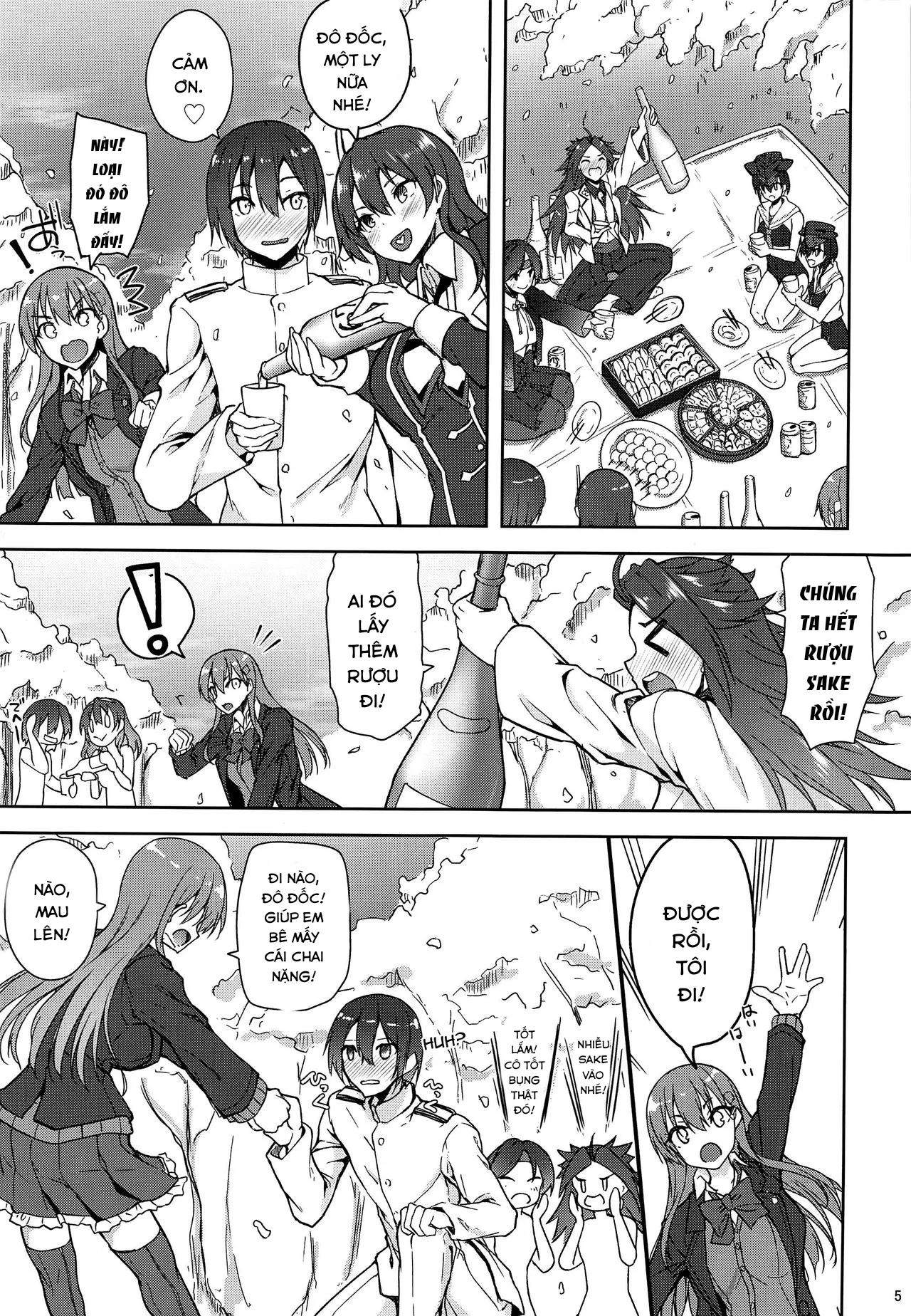 HentaiVN.net - Ảnh 4 - Teitoku wa Hana yori Dango jan (Kantai Collection) [The Admiral Prefers Function Over Aesthetics Right?] - Chap 1