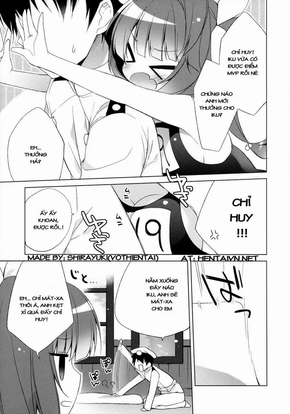 HentaiVN.net - Ảnh 3 - Teitoku no Gohoubi Choudai nano ne (Kantai Collection) - Chap 1