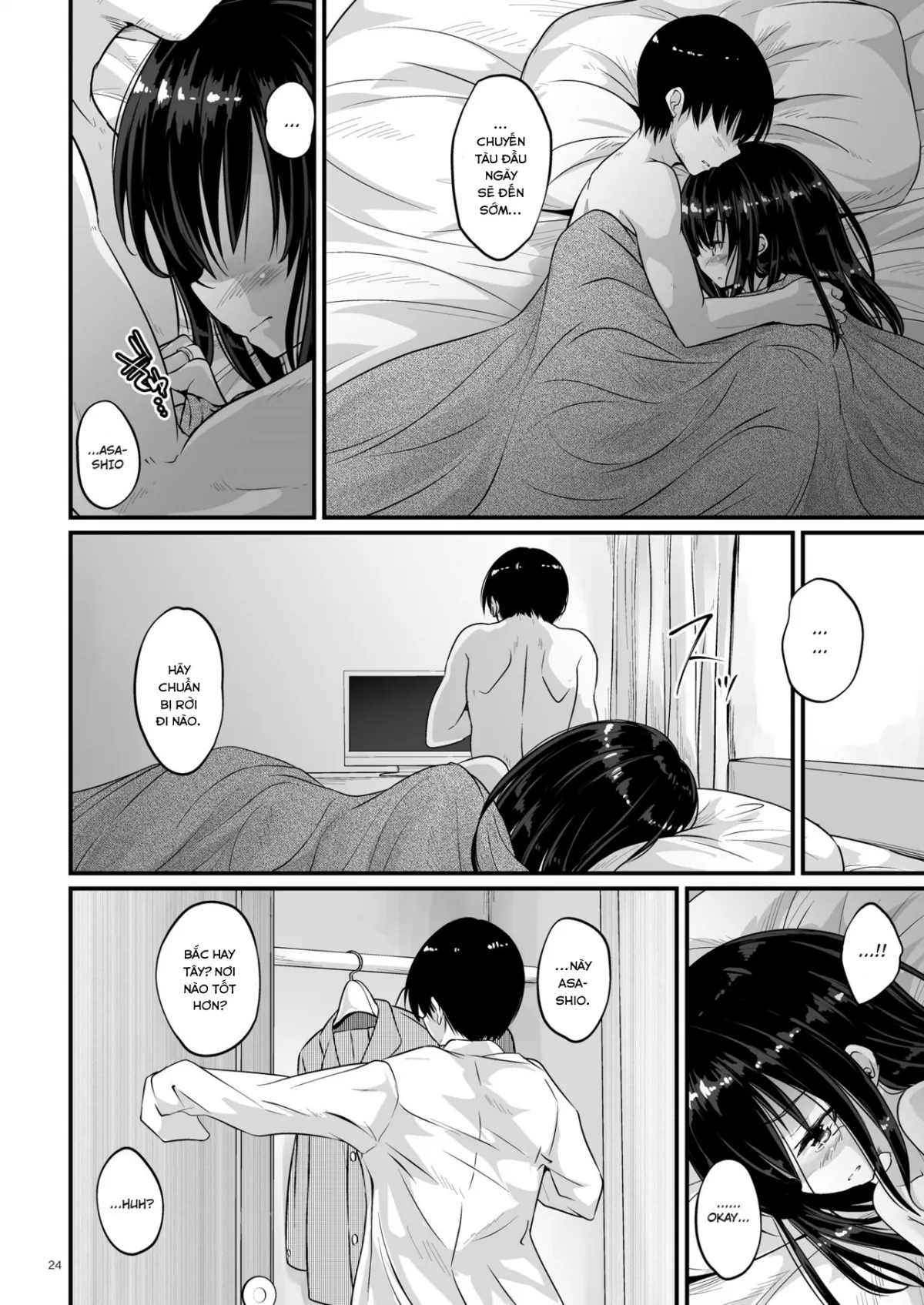 HentaiVN.net - Ảnh 24 - Overnight Stay (Kantai Collection -KanColle-) [Asagaeri; あさがえり] - Chap 1