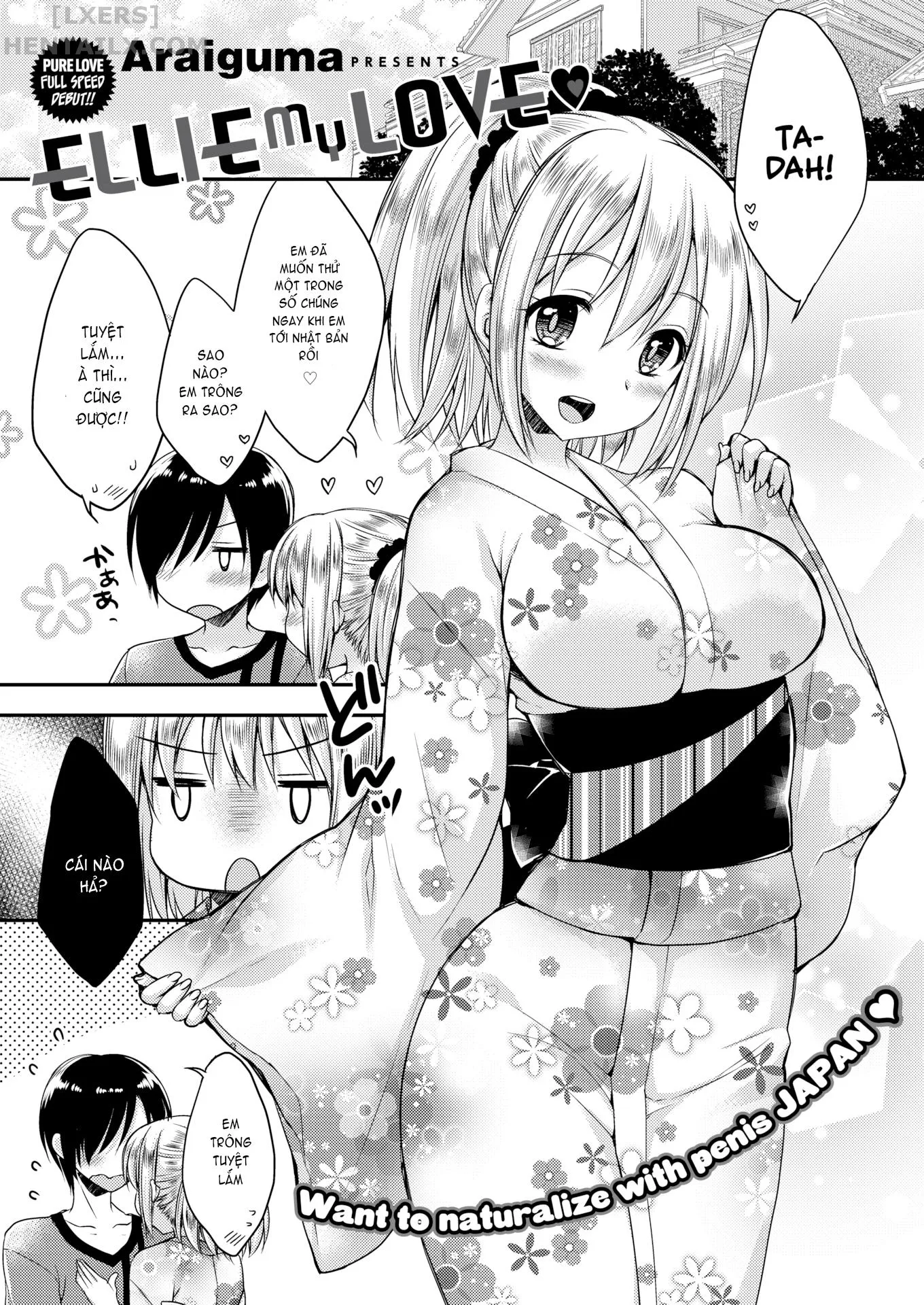 HentaiVN.net - Ảnh 3 - Ellie My Love [Ellie My Love ♥; Comic X-Eros #46] - Chap 1