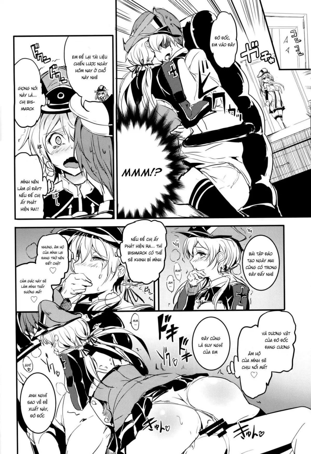 HentaiVN.net - Ảnh 11 - Áo Ngủ, Quân Phục, Bikini Prinz Eugen (Kantai Collection -KanColle-) [プリンツ・オイゲンの一日 (艦隊これくしょん -艦これ-)] - Chap 1