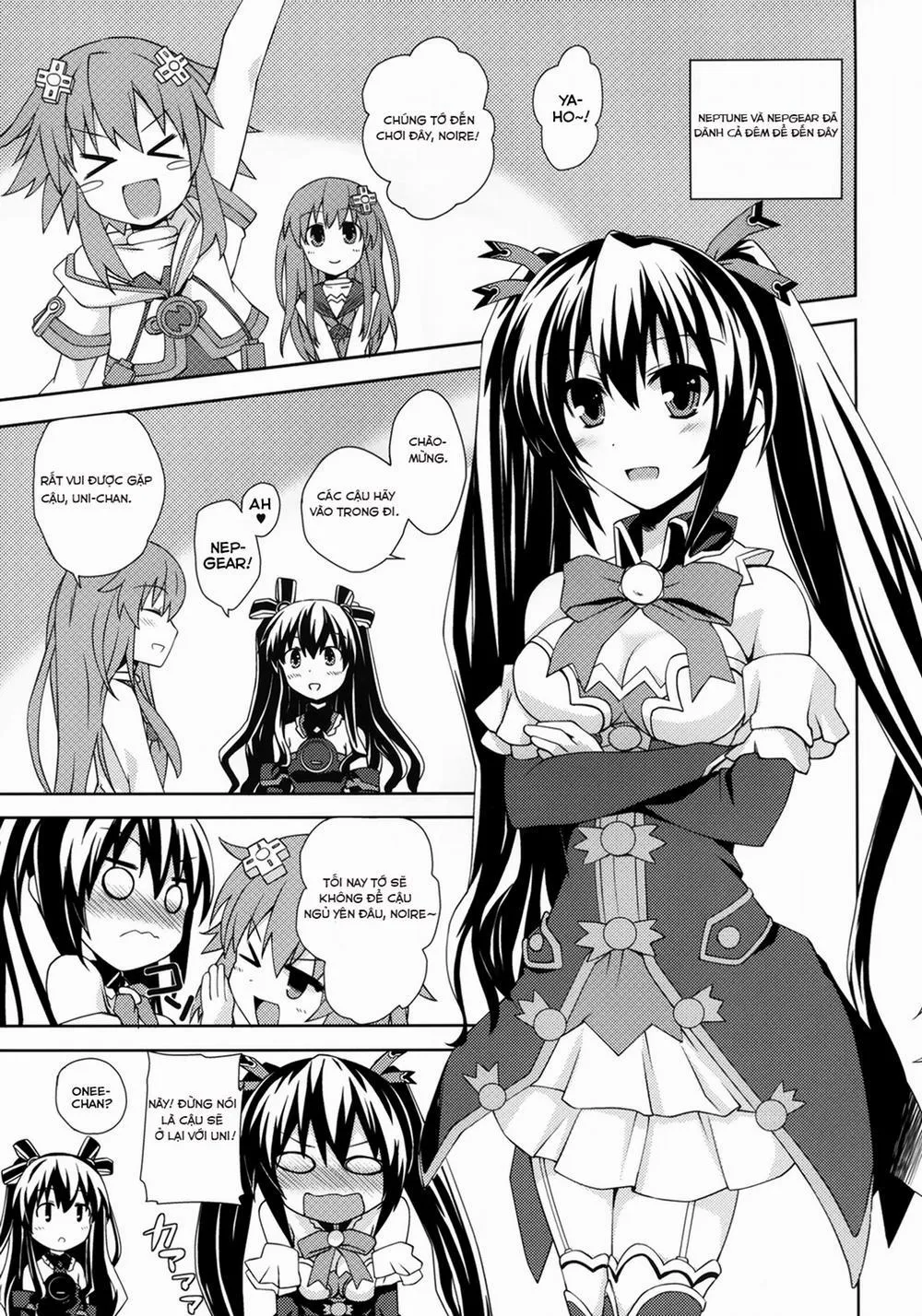 HentaiVN.net - Ảnh 3 - Yuriiro no Bifrost (Hyperdimension Neptunia) - Chap 1