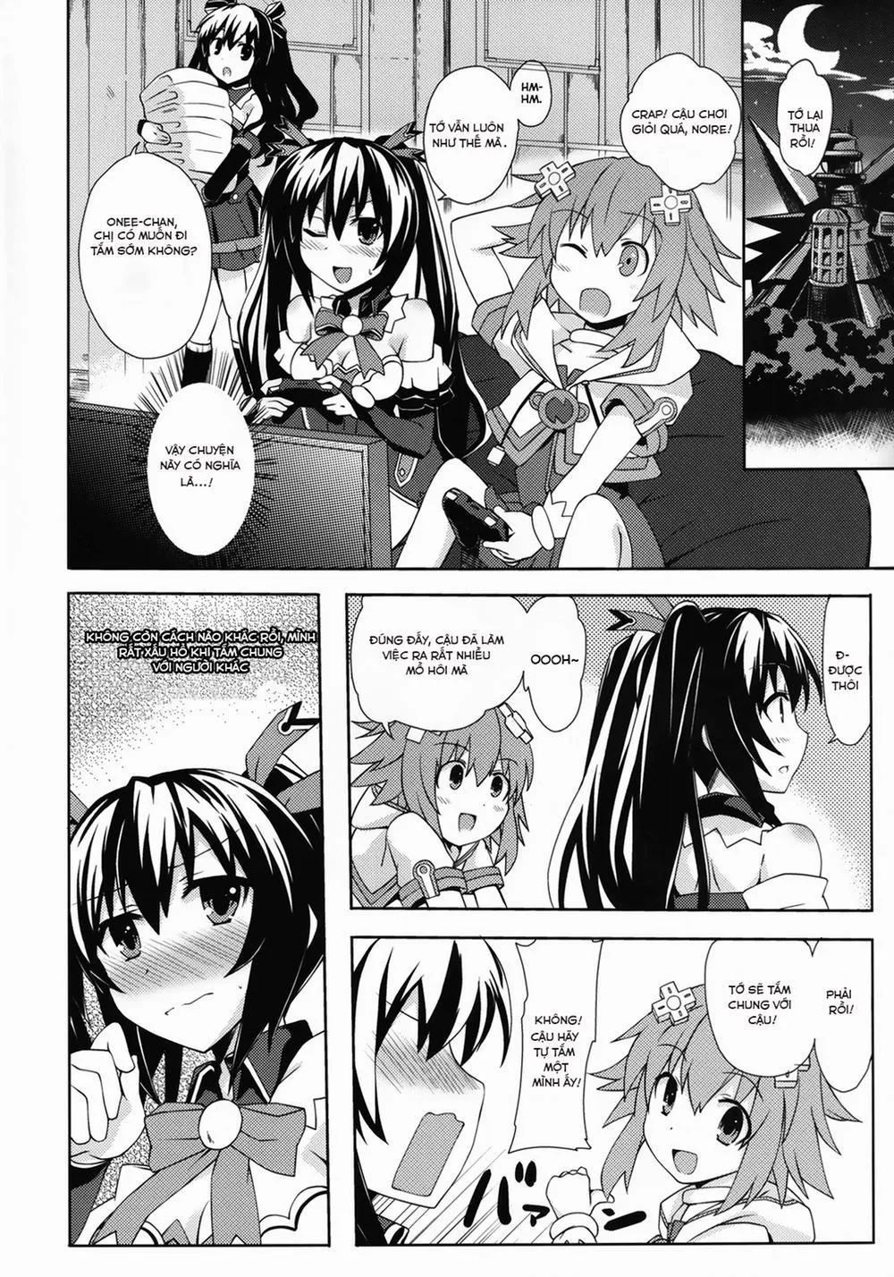 HentaiVN.net - Ảnh 4 - Yuriiro no Bifrost (Hyperdimension Neptunia) - Chap 1