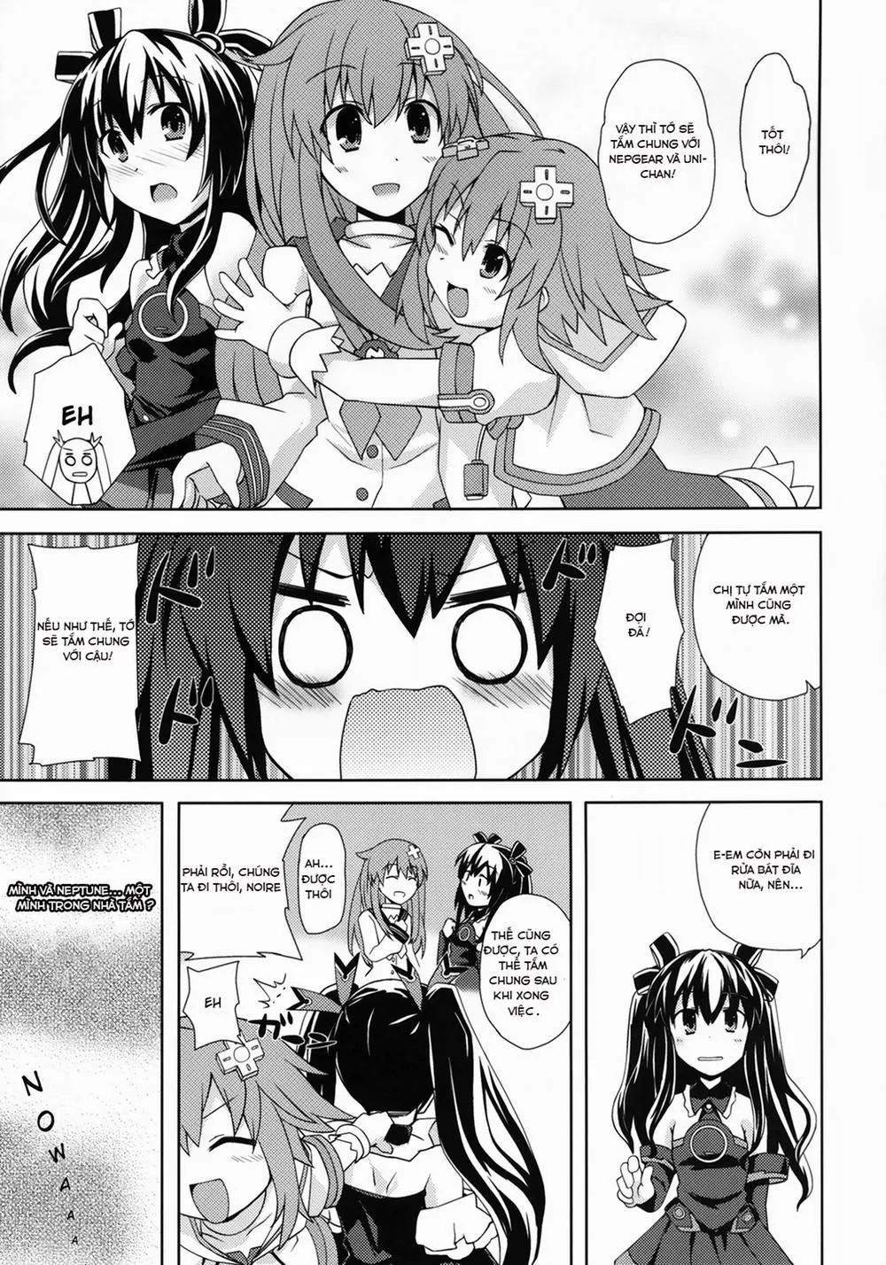 HentaiVN.net - Ảnh 5 - Yuriiro no Bifrost (Hyperdimension Neptunia) - Chap 1