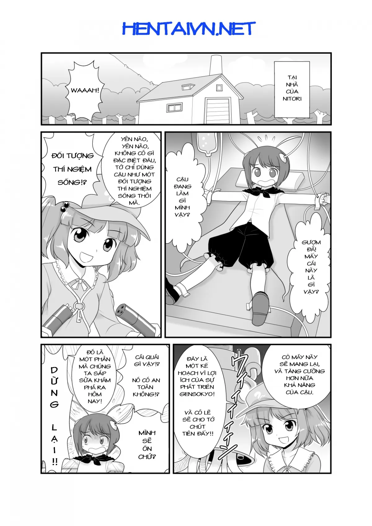 HentaiVN.net - Ảnh 3 - Super Wriggle Kick (Touhou Project) - Chap 1