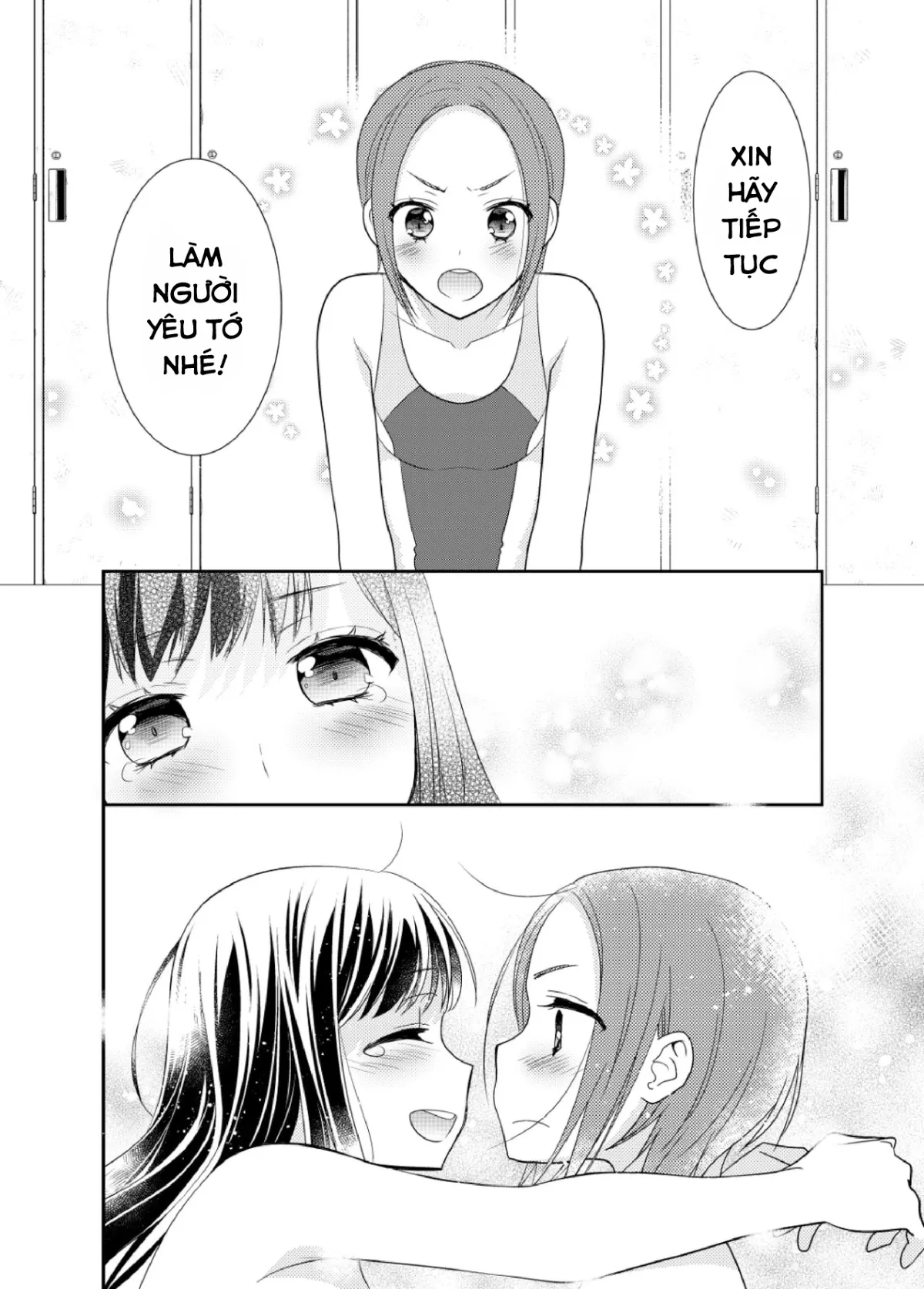 HentaiVN.net - Ảnh 27 - Tại sao cậu không nói yêu tớ? [Joshi Kouishitsu Suieibu, Phòng thay đồ nữ] - Chap 1