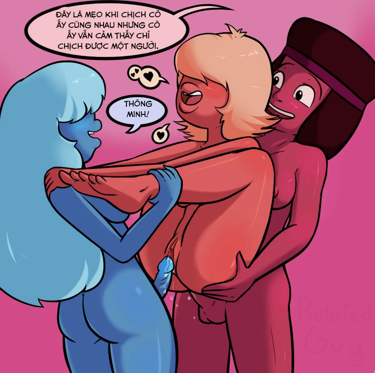 HentaiVN.net - Ảnh 11 - Ruby, Padparadscha and Sapphire - Chap 1