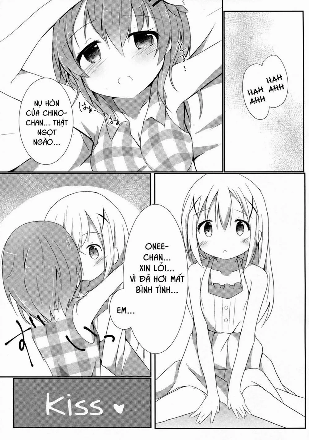 HentaiVN.net - Ảnh 12 - Sister Or Not Sister?? (Gochuumon Wa Usagi Desu Ka) - Chap 1